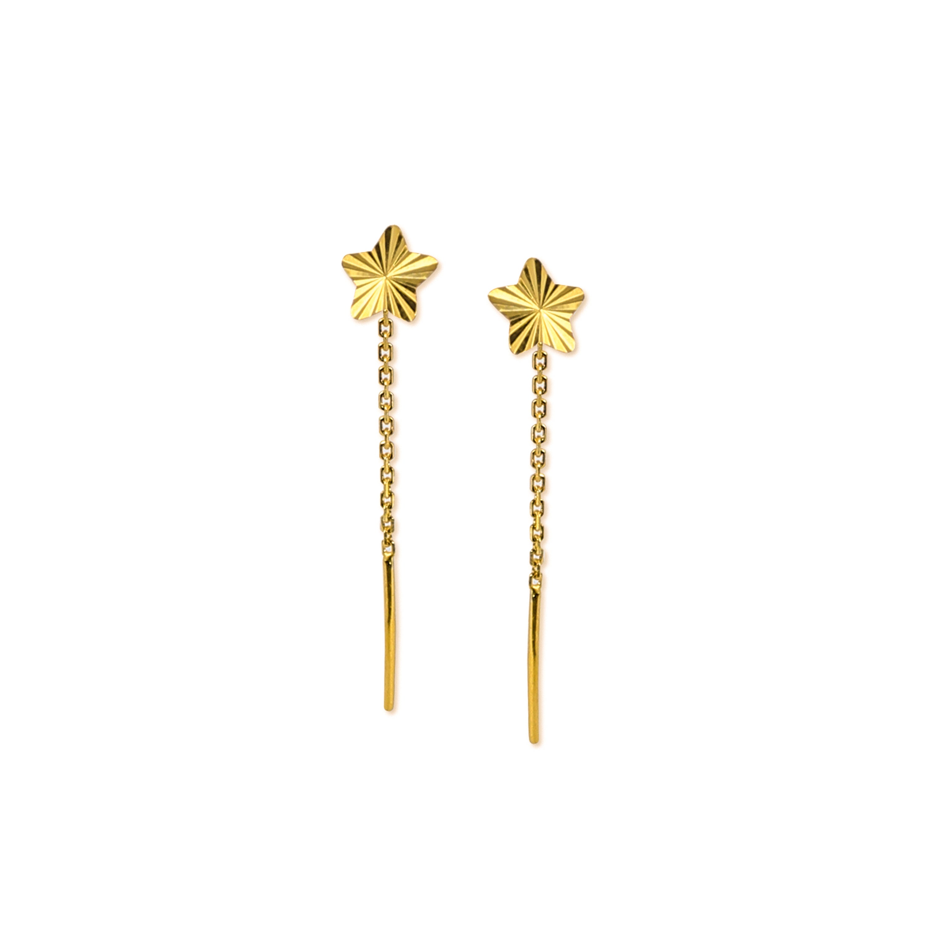 Starlight Gold Stringer Earrings