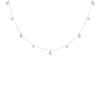 Charmed Diamond Necklace in 14K White Gold