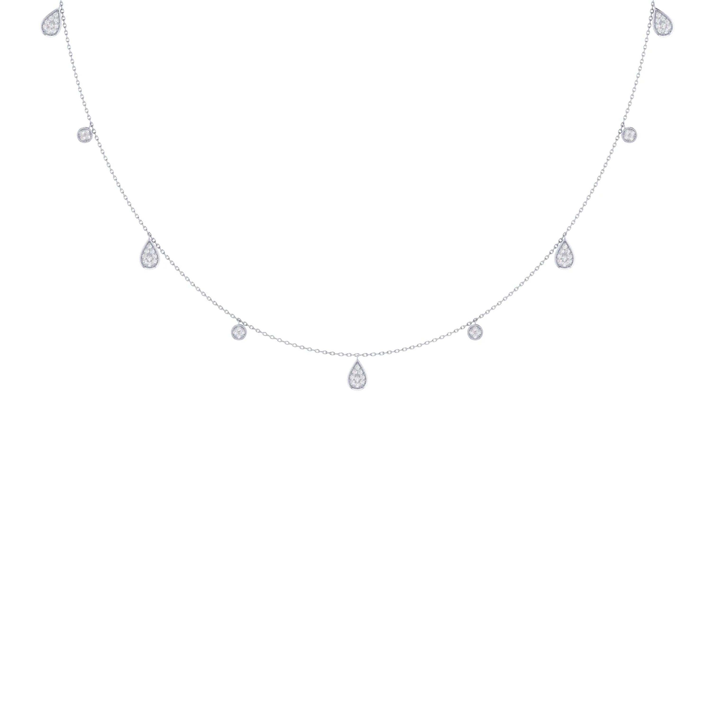 Serenity  Charm Diamond Necklace