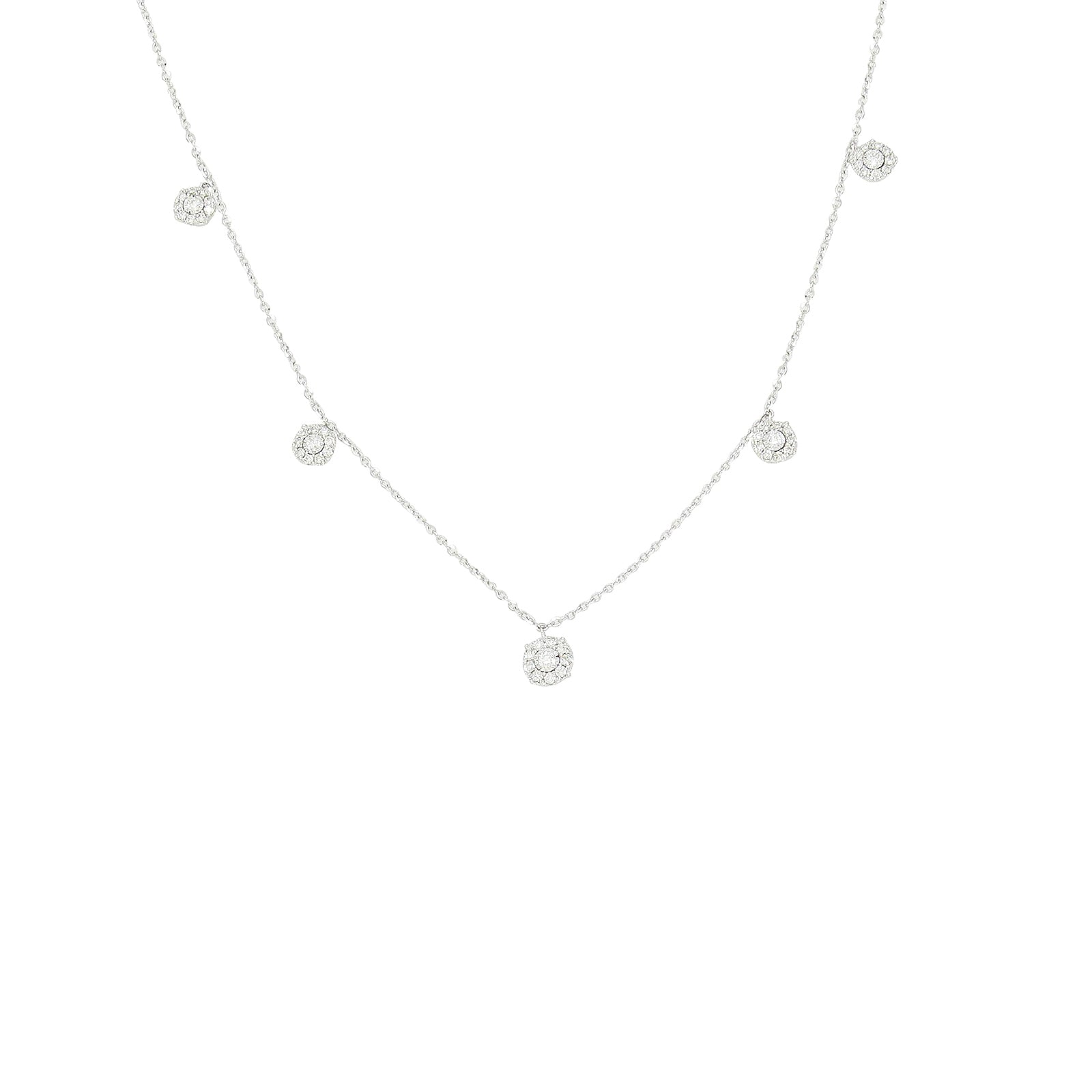 Blossom Cascade Diamond Necklace
