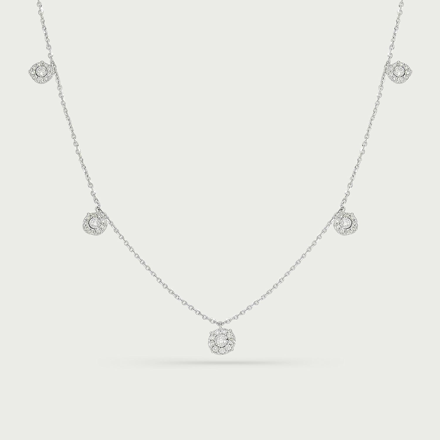 Blossom Cascade Diamond Necklace