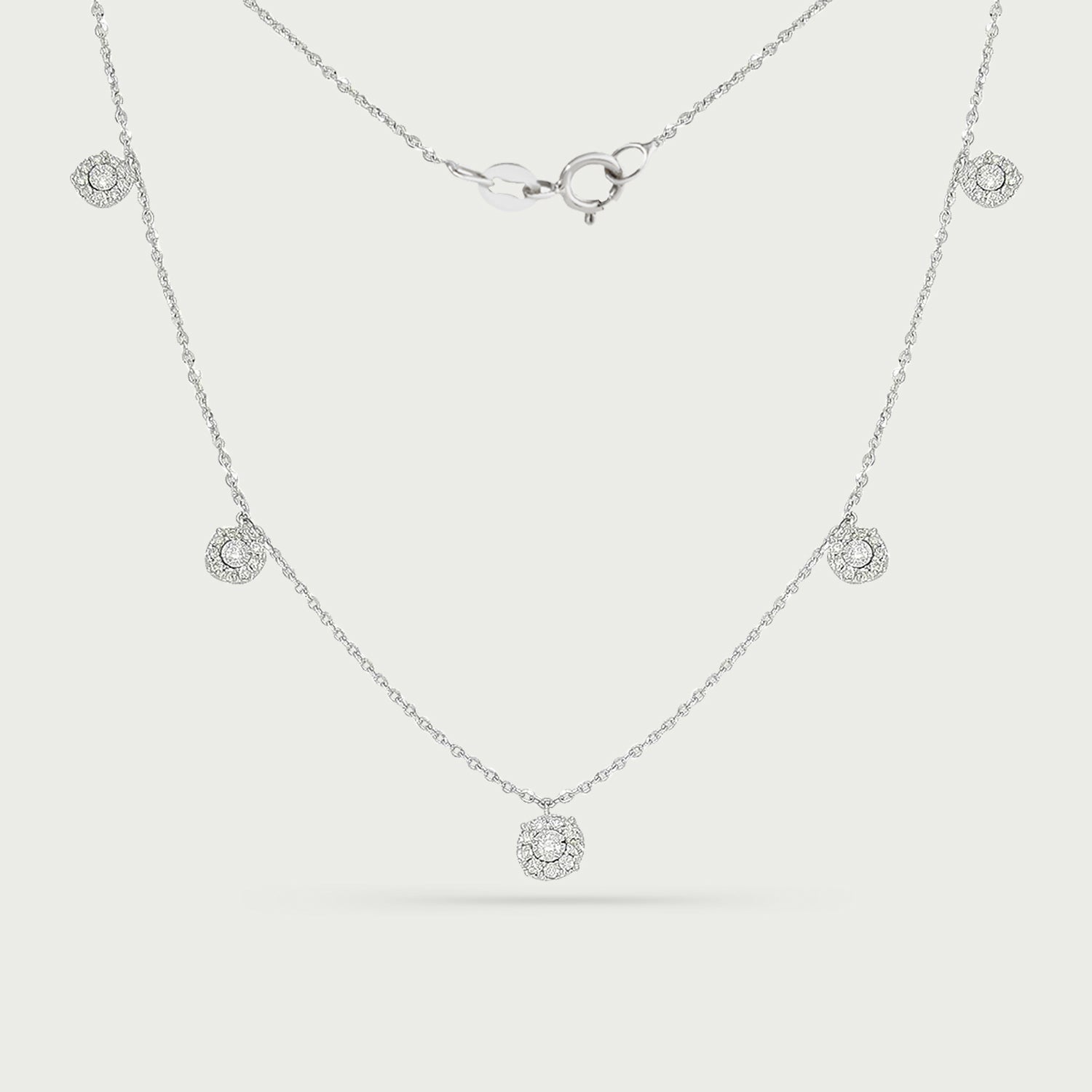 Blossom Cascade Diamond Necklace