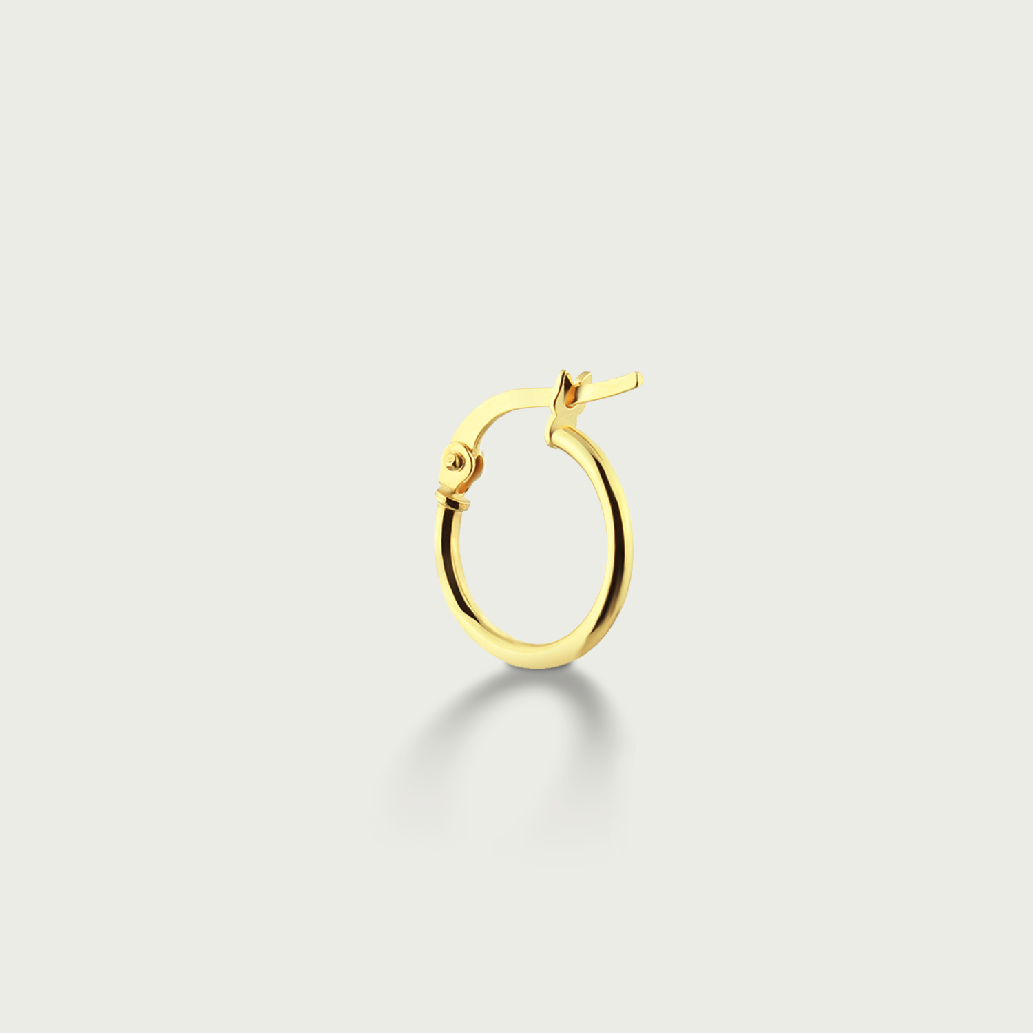 Spotlight Entry Gold Hoop Earrings