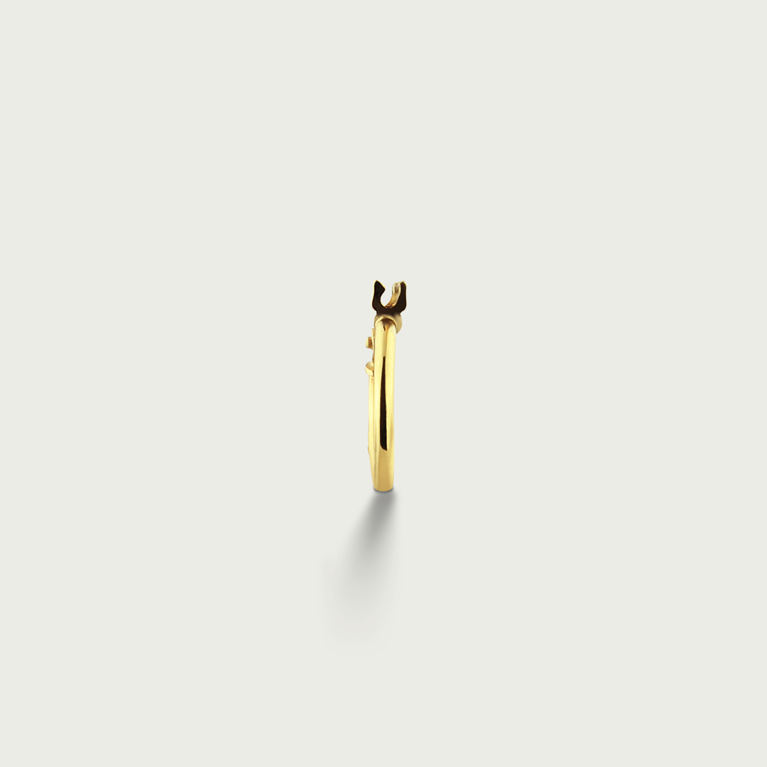 Spotlight Entry Gold Hoop Earrings