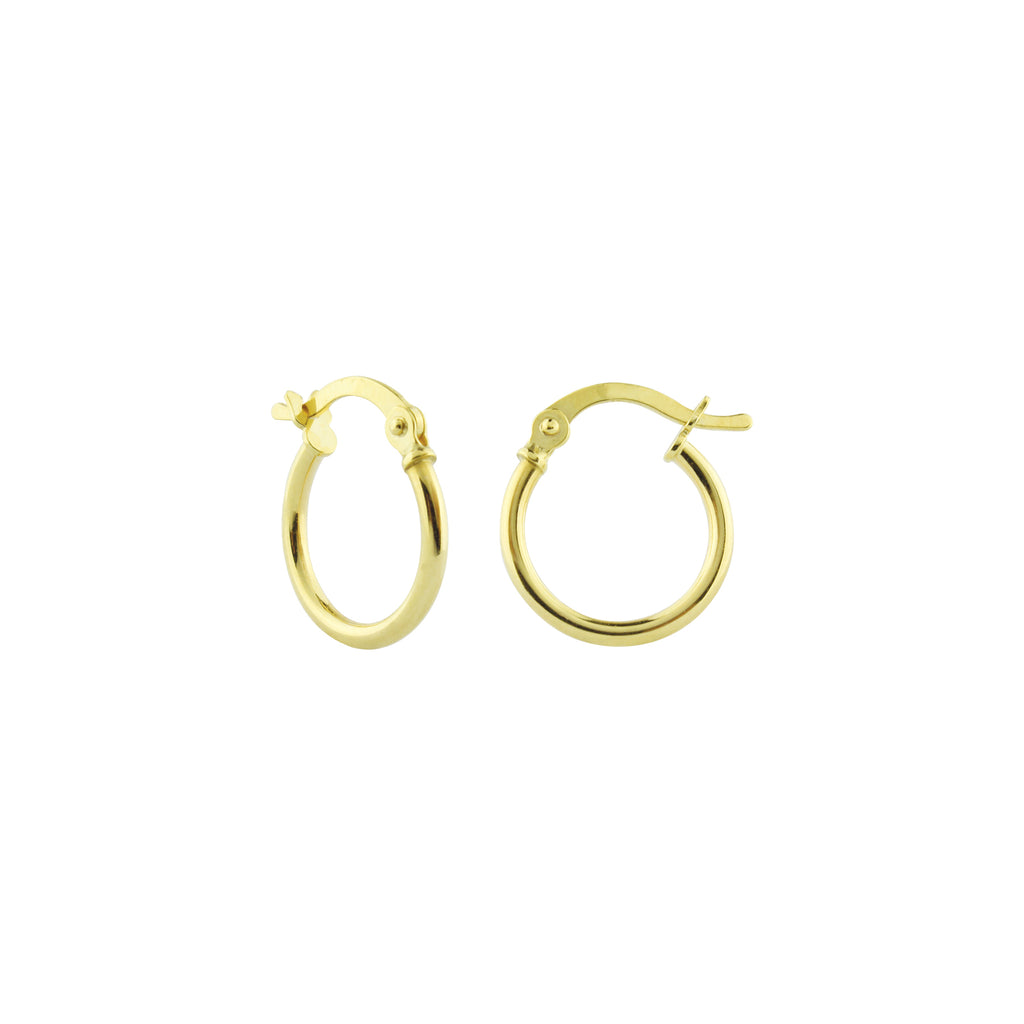 Self Introduction Hoop Earrings