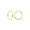 Self Introduction Hoop Earrings