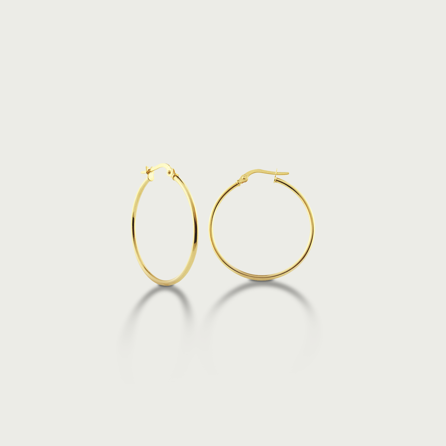 Spotlight Entry Gold Hoop Earrings