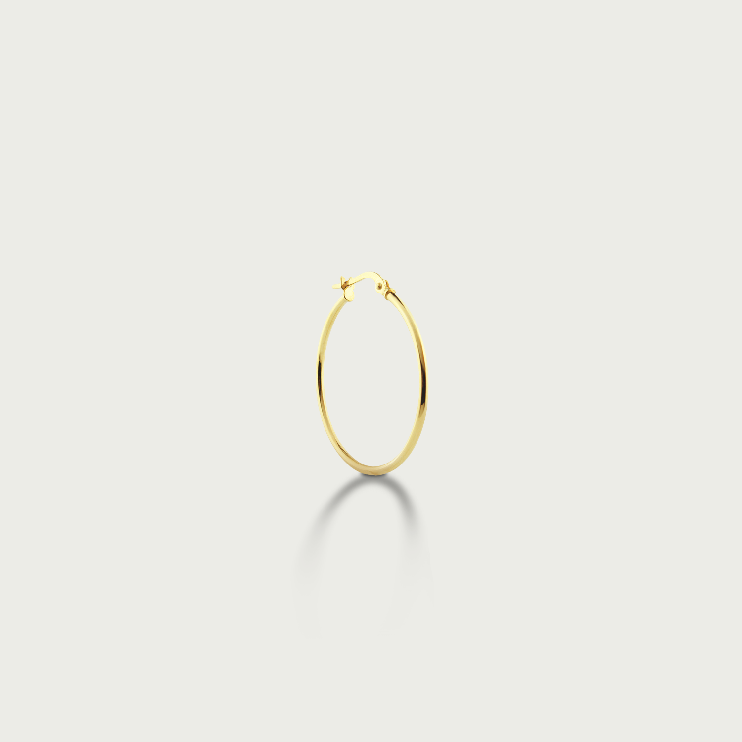 Spotlight Entry Gold Hoop Earrings
