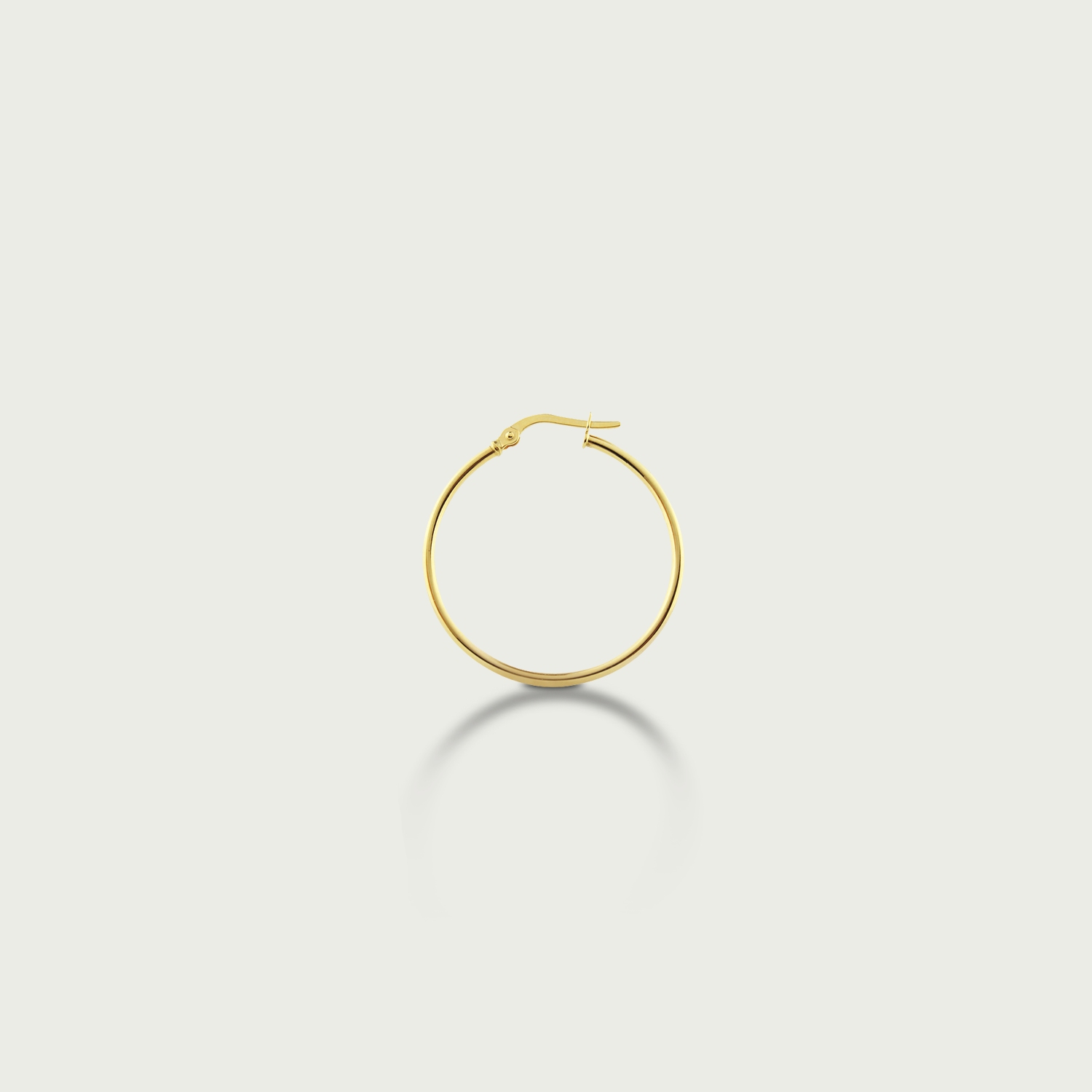 Spotlight Entry Gold Hoop Earrings