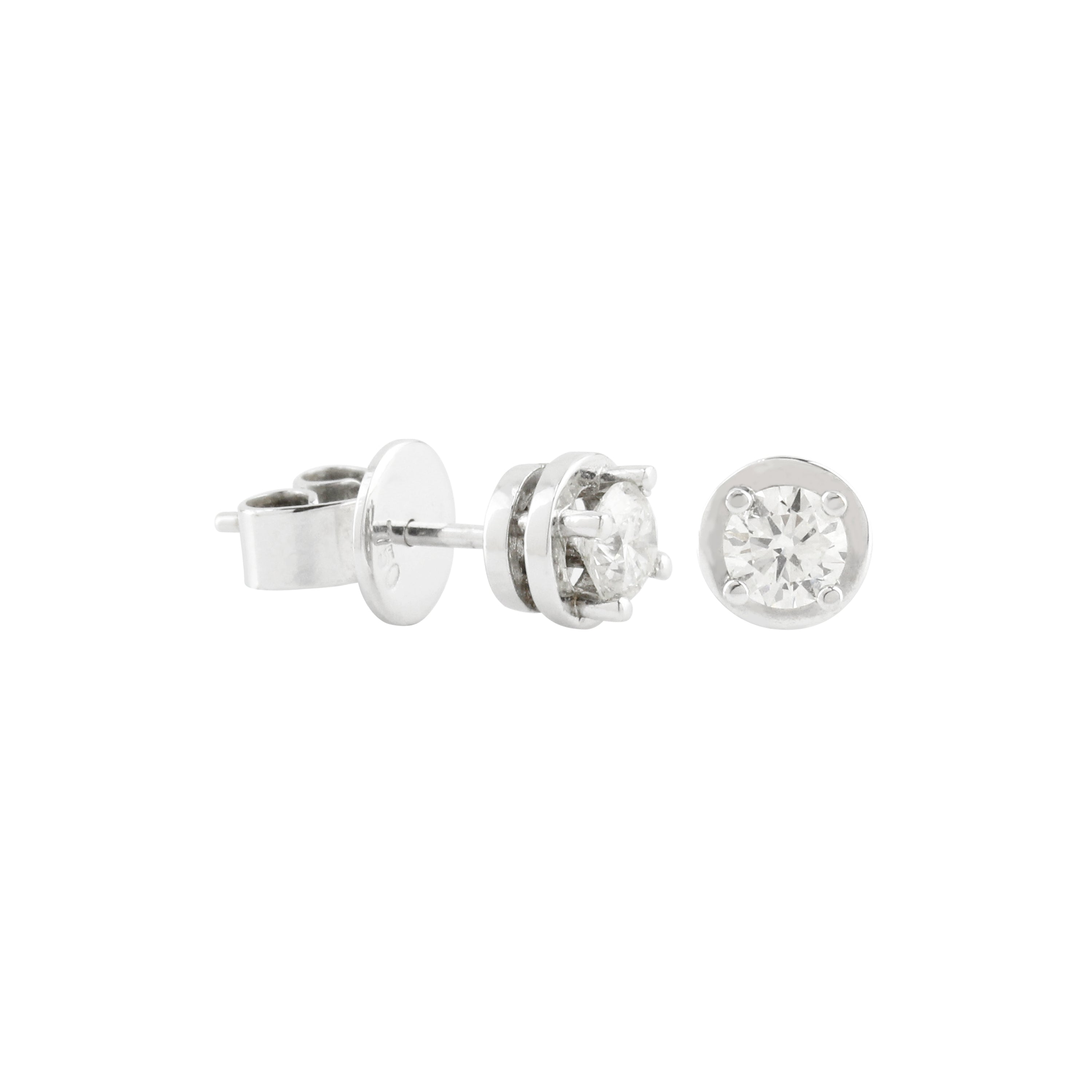 Gentle Vow Diamond Stud Earrings