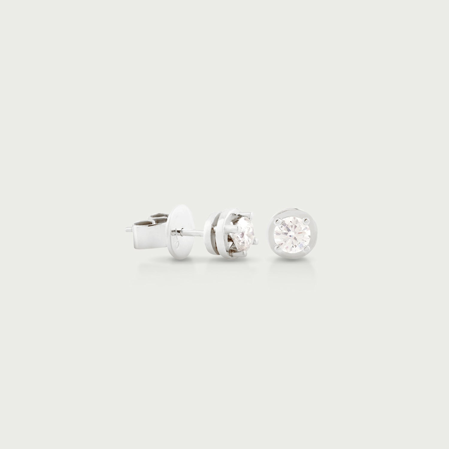 Gentle Vow Diamond Stud Earrings