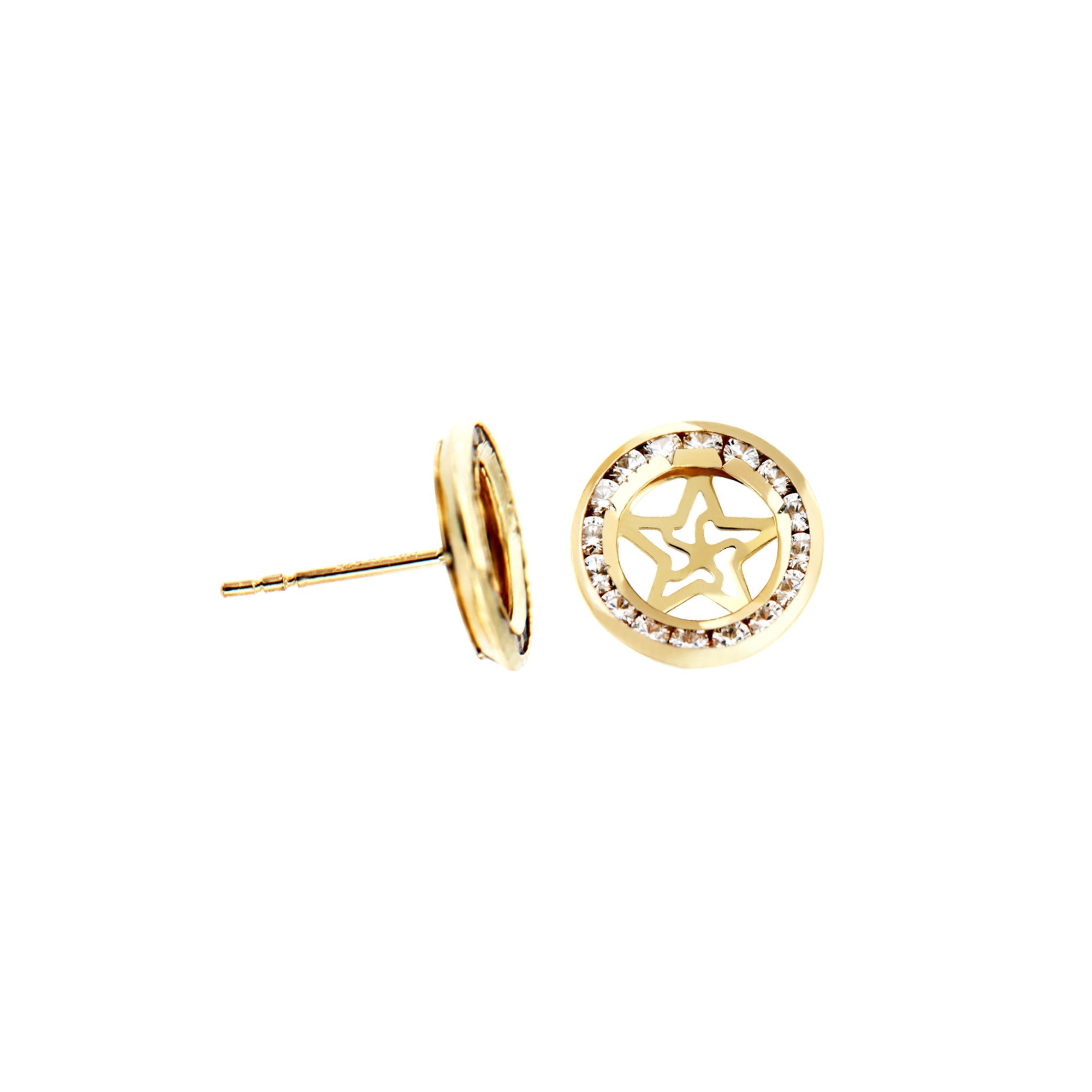 Star Seeker Gold Earrings