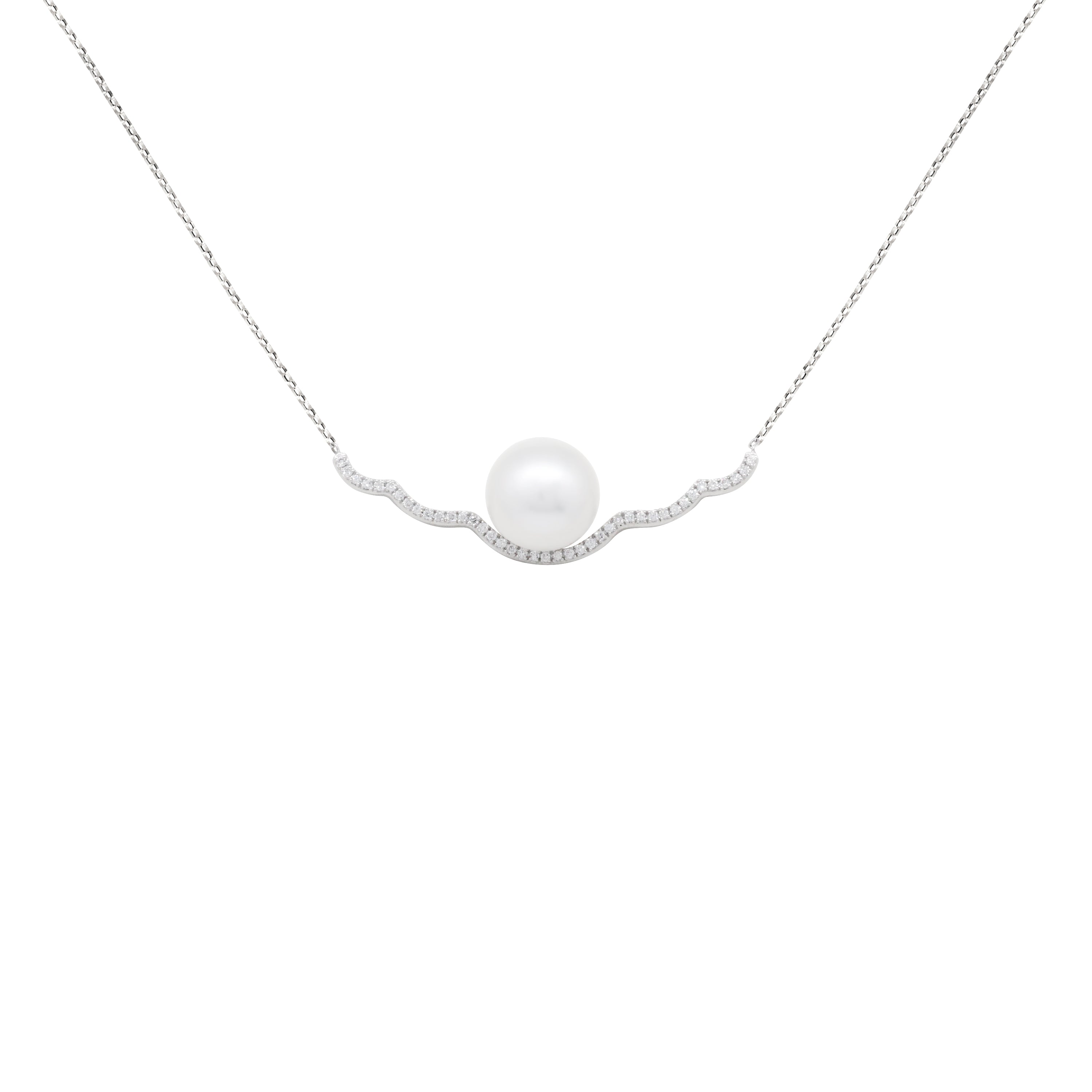 Tidal Bloom Pearl Necklace