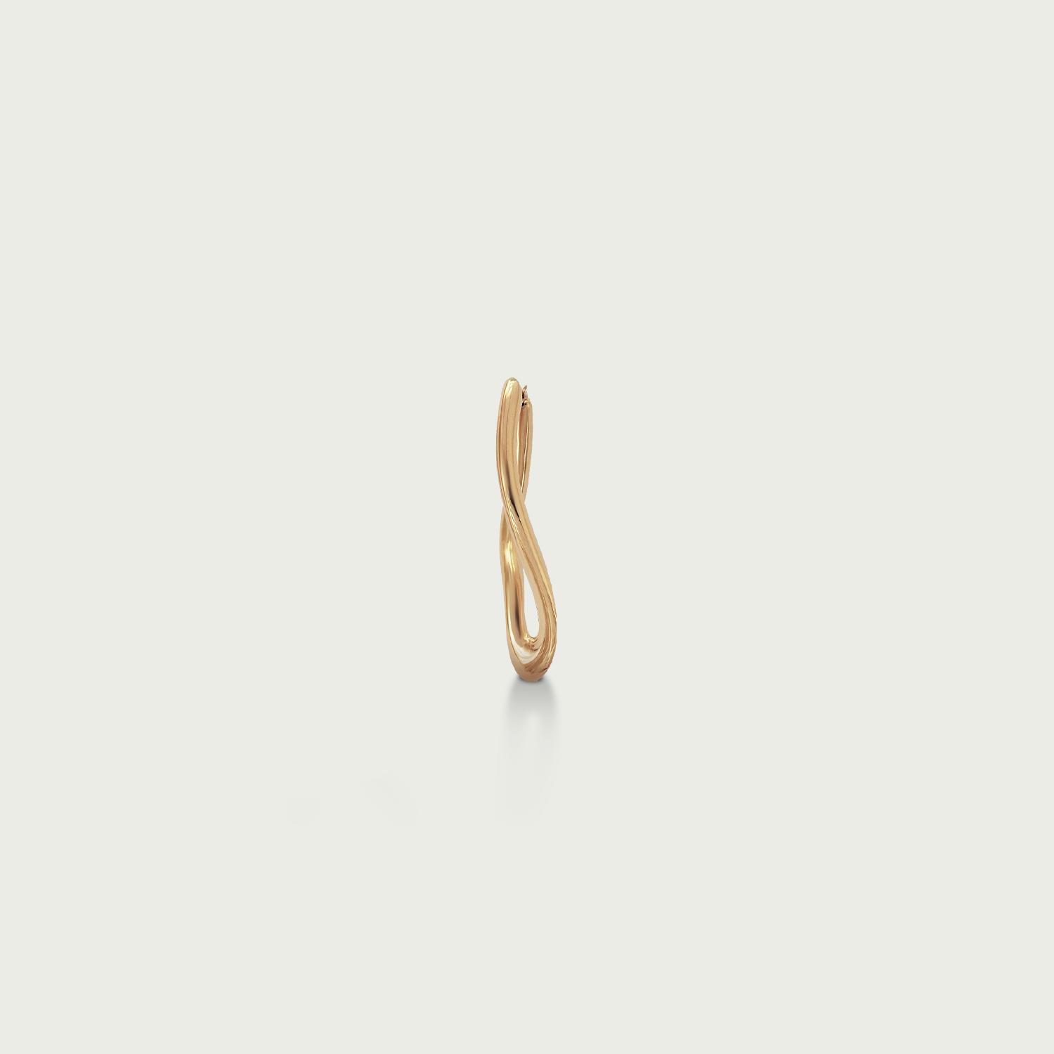 Plot Twist Gold Hoop Earrings