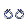 Sapphire Arch Earrings