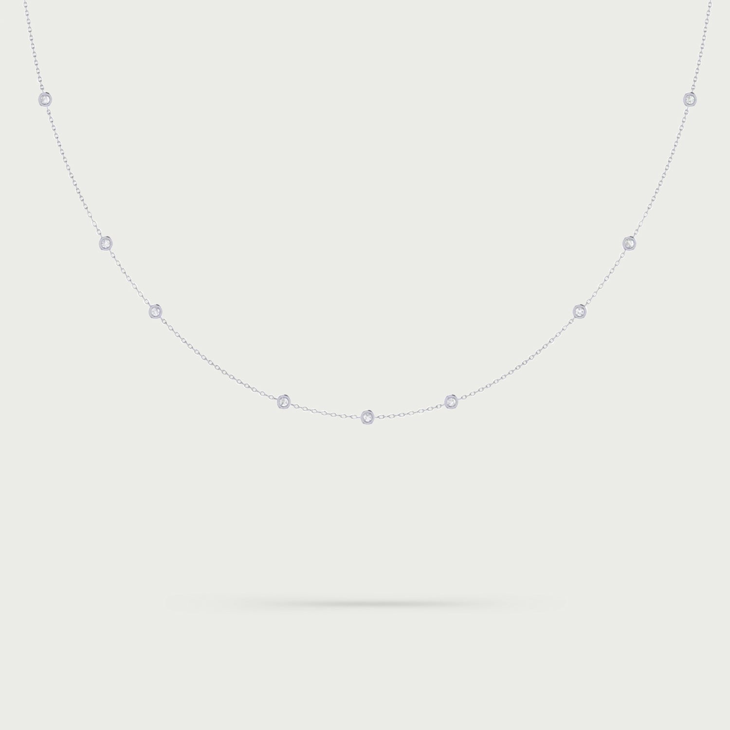 Orbit Bond Diamond Necklace