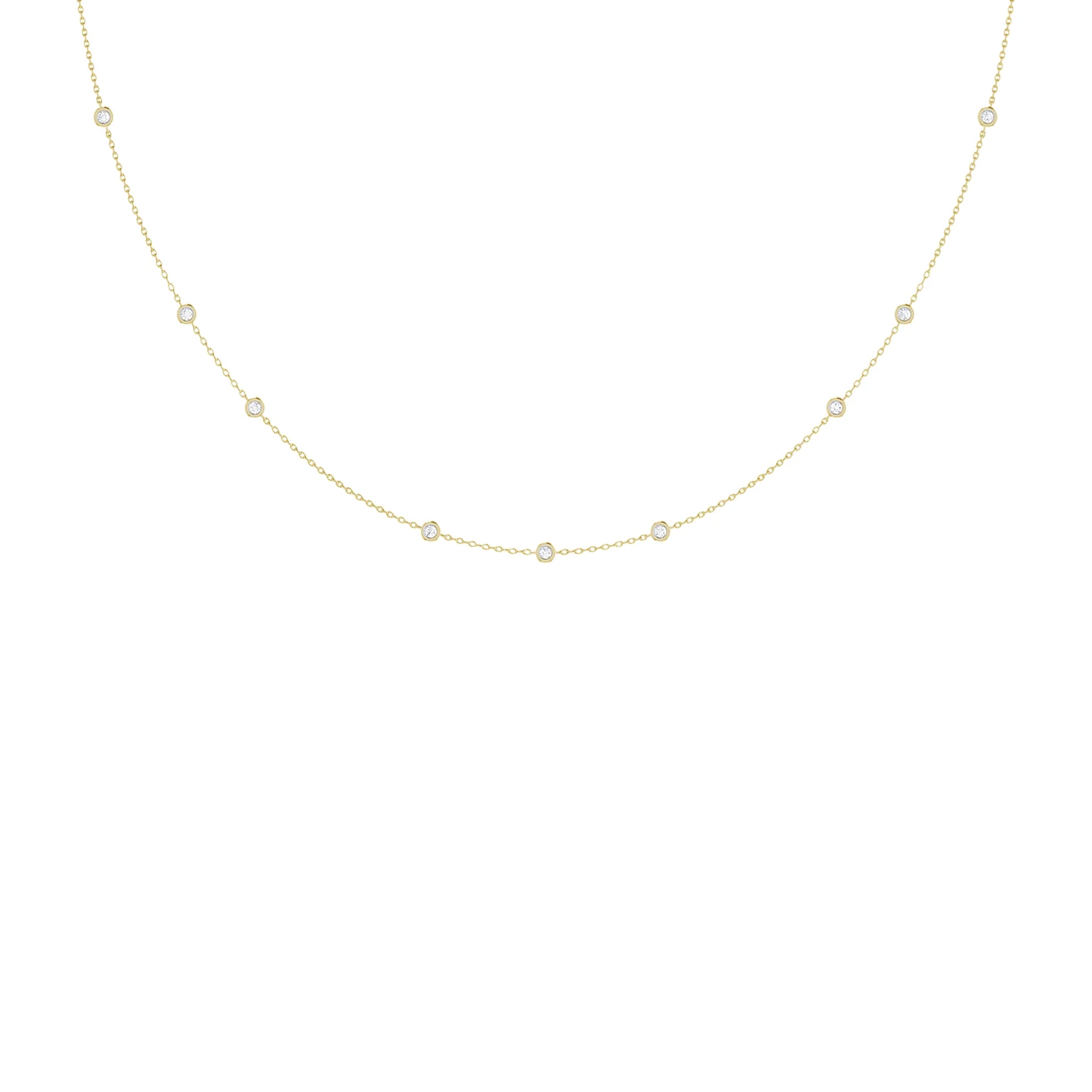 Orbit Bond Diamond Necklace