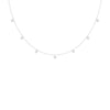 Charmed Diamond Necklace in 14K White Gold
