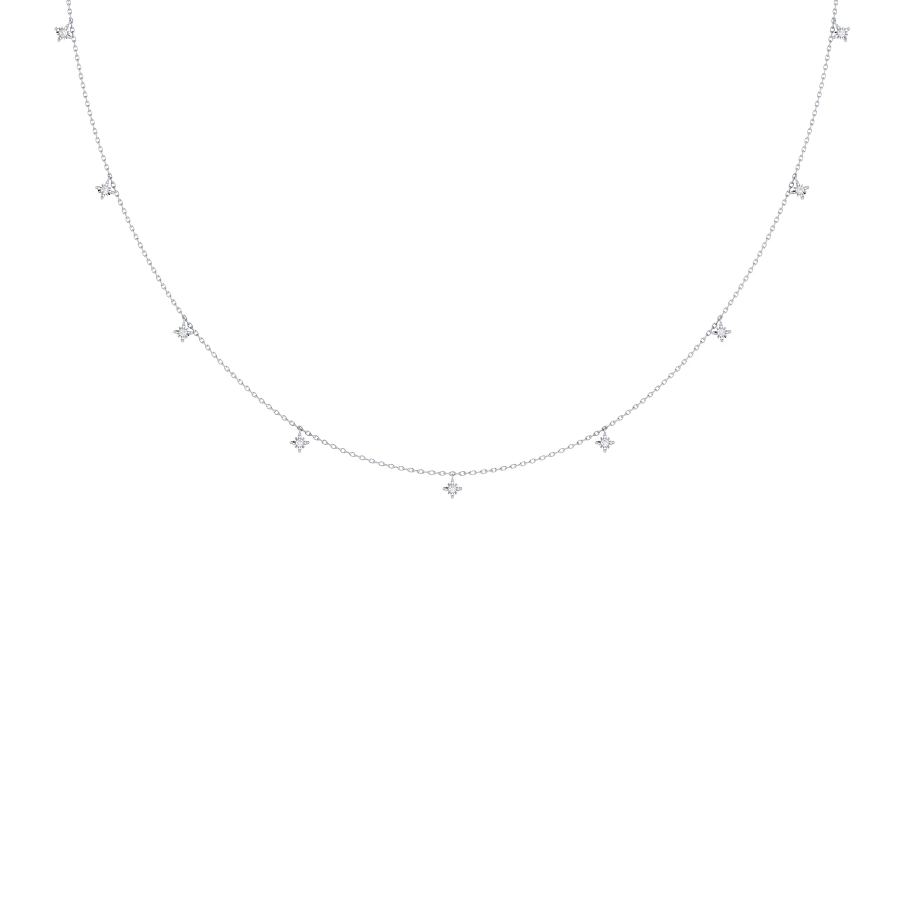 Stardust Elegance Diamond Necklace