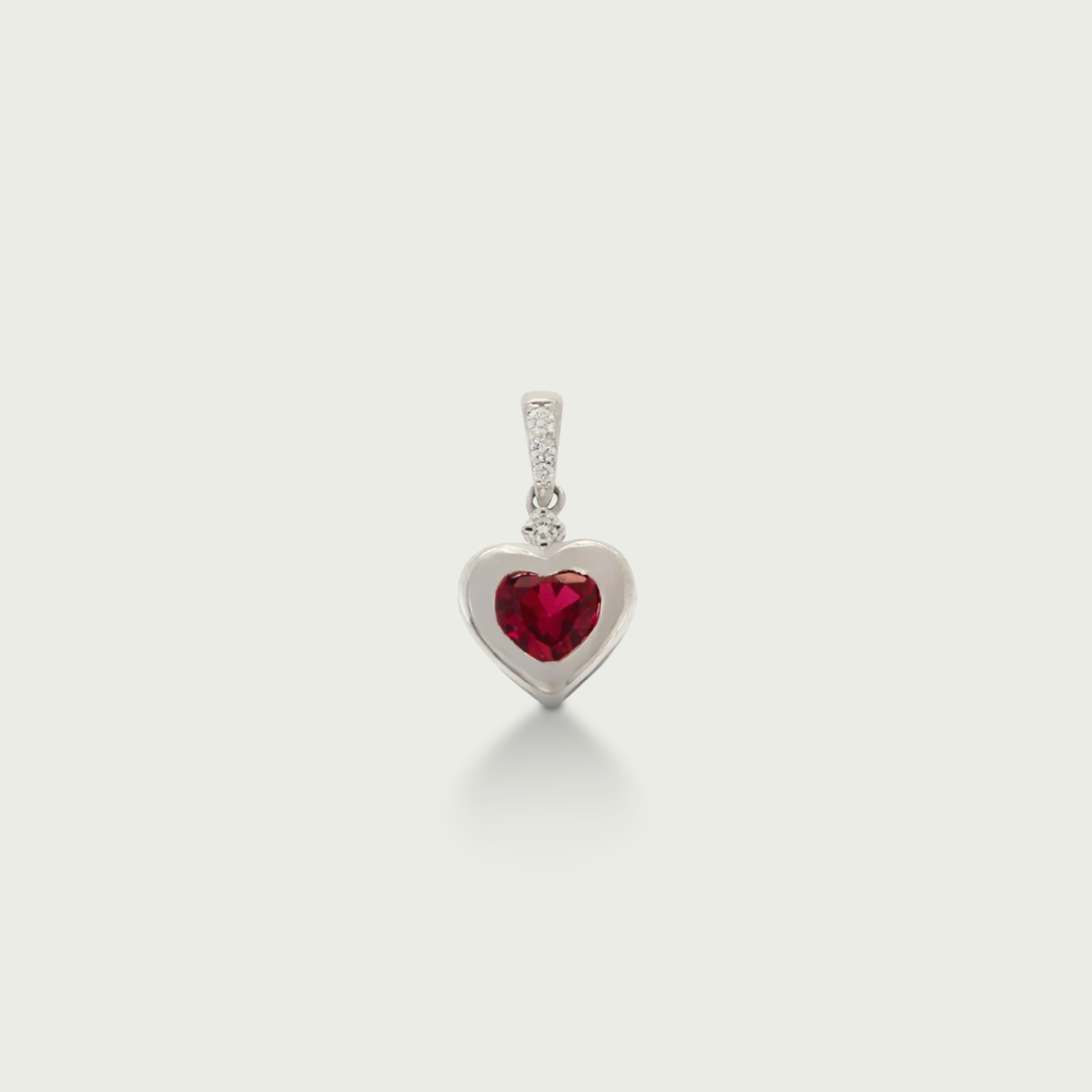 Crimson Love Ruby Pendant