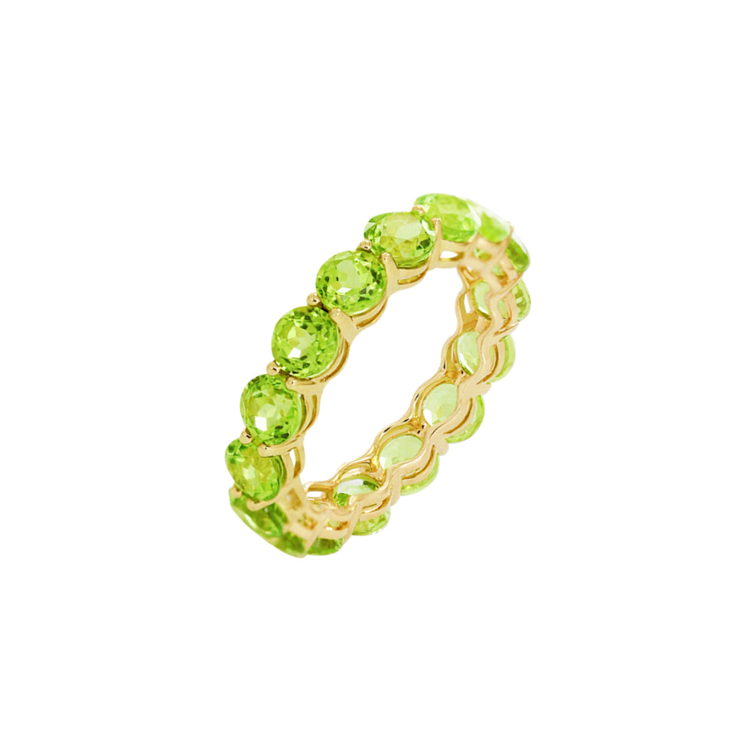 Eternal Bliss Peridot Eternity Ring