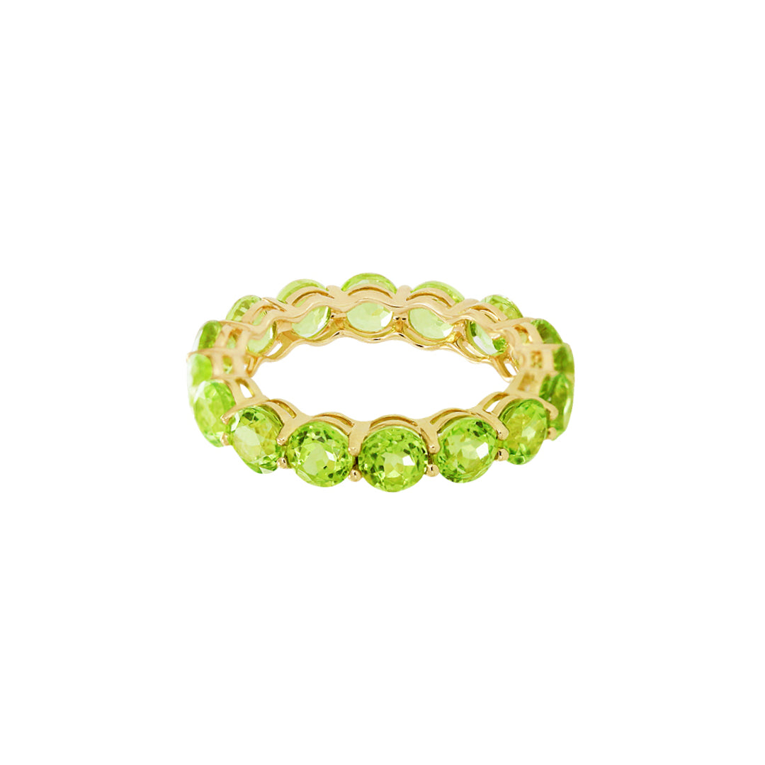 Eternal Bliss Peridot Eternity Ring