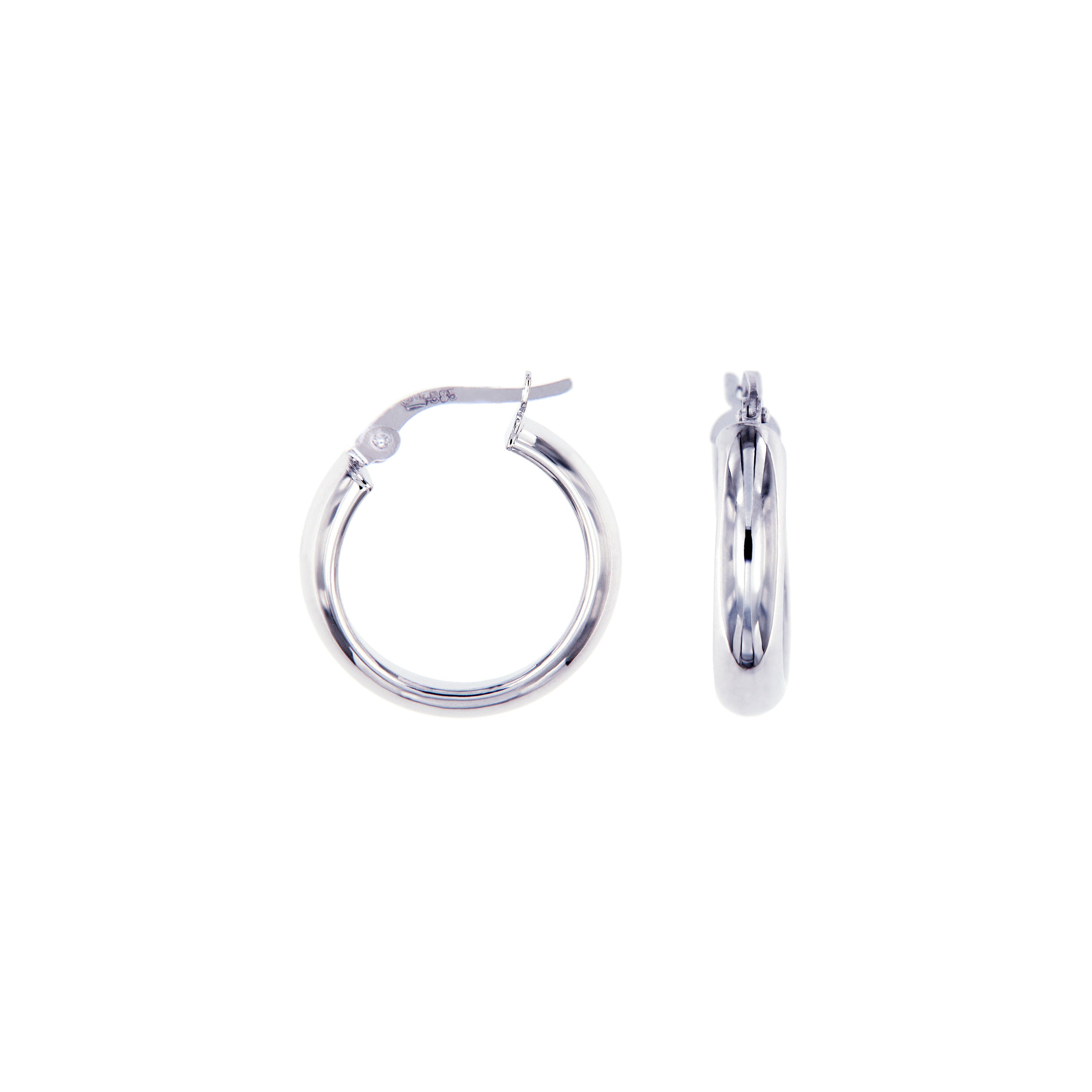 Self Introduction Gold Hoop Earrings