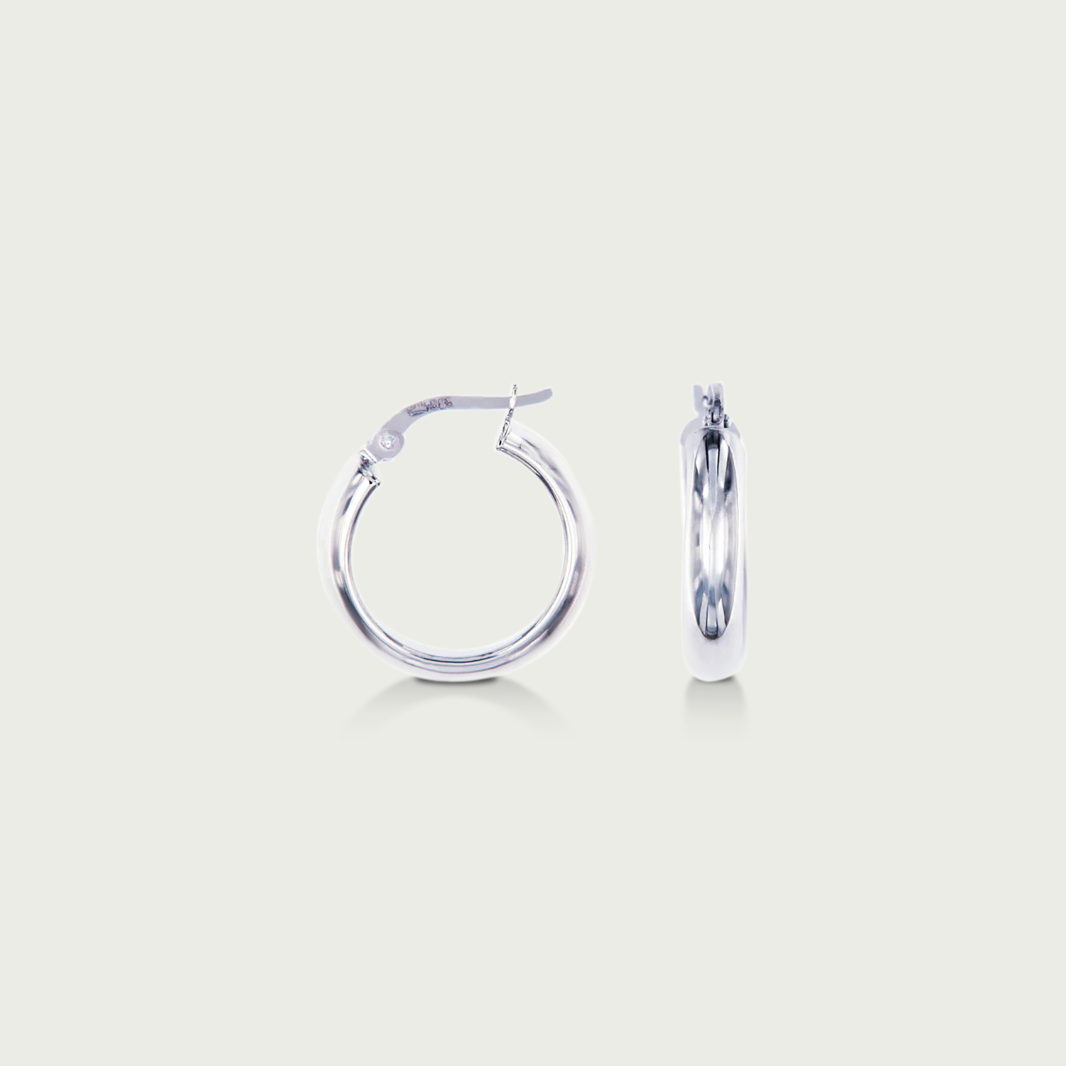 Self Introduction Gold Hoop Earrings