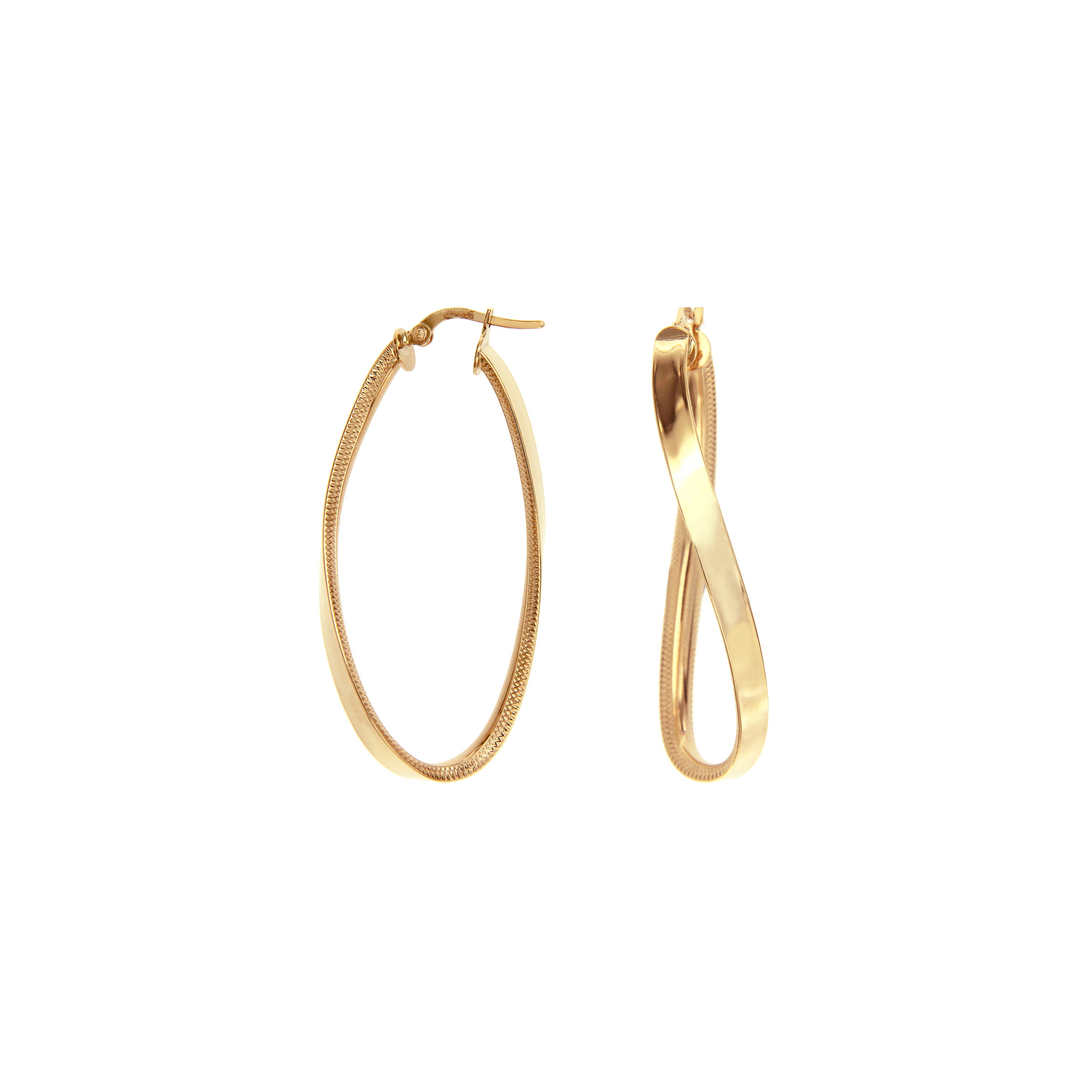 Main Plot Gold Hoop Earrings