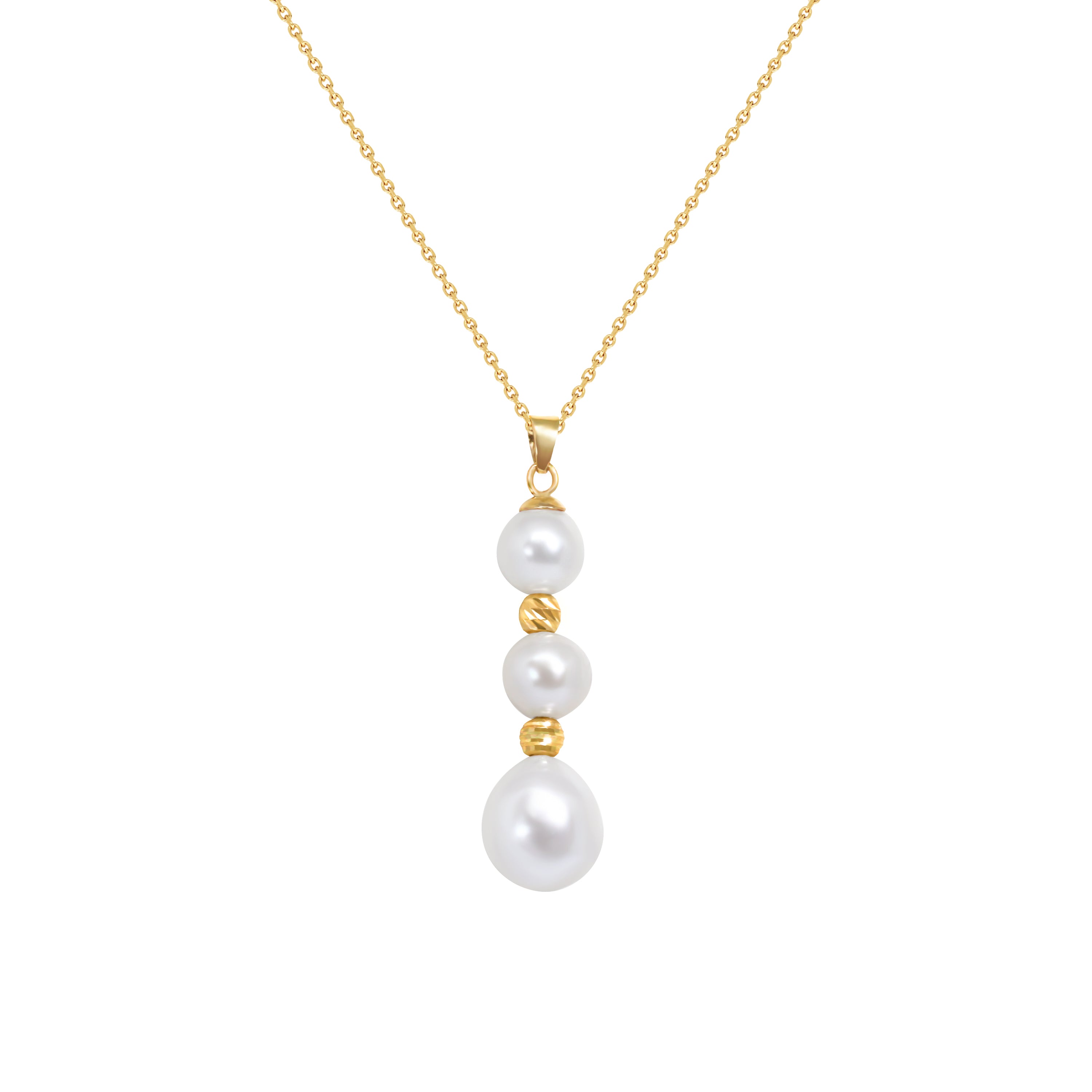 Coastal Echo Pearl Necklace
