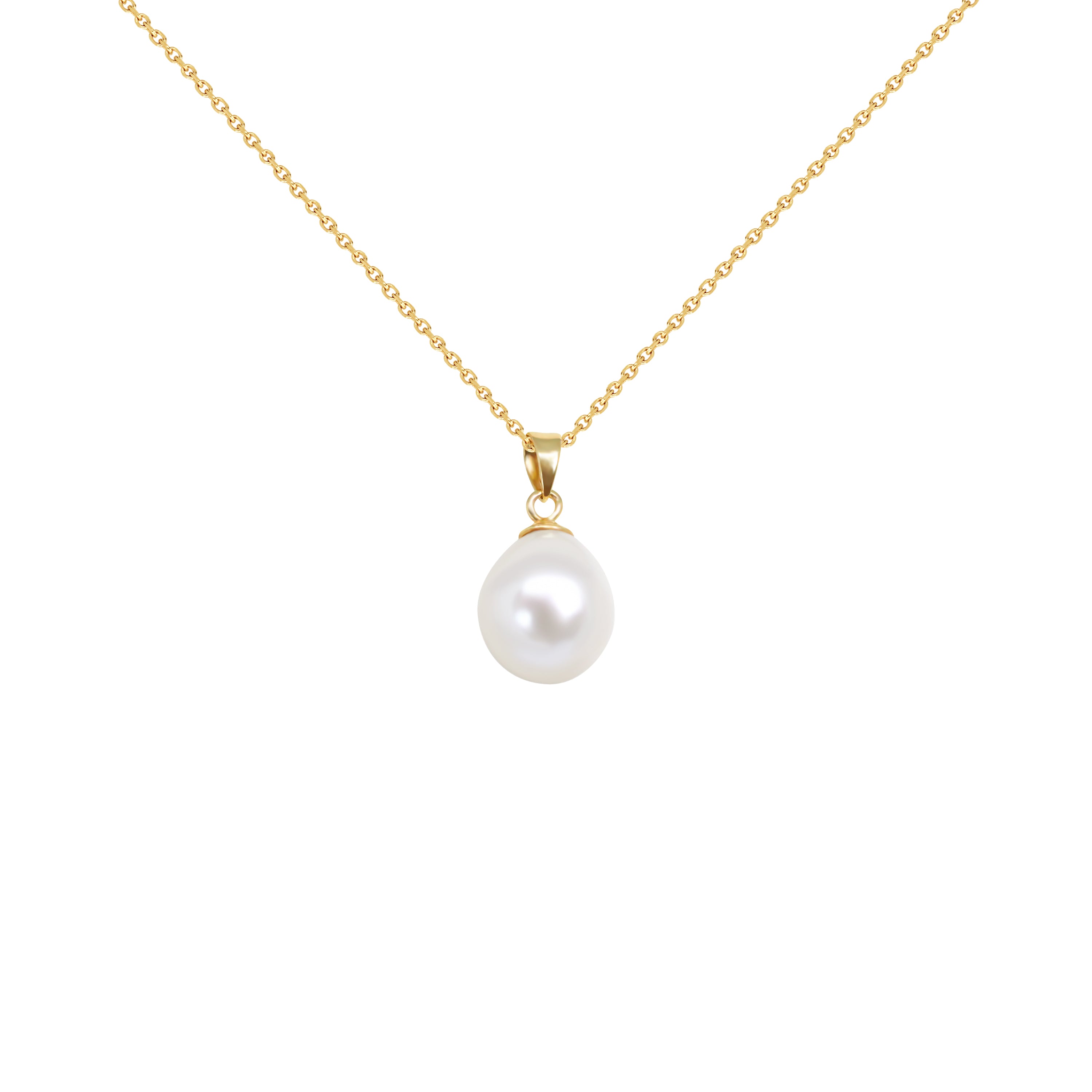 Tiny Solitary Pearl Necklace