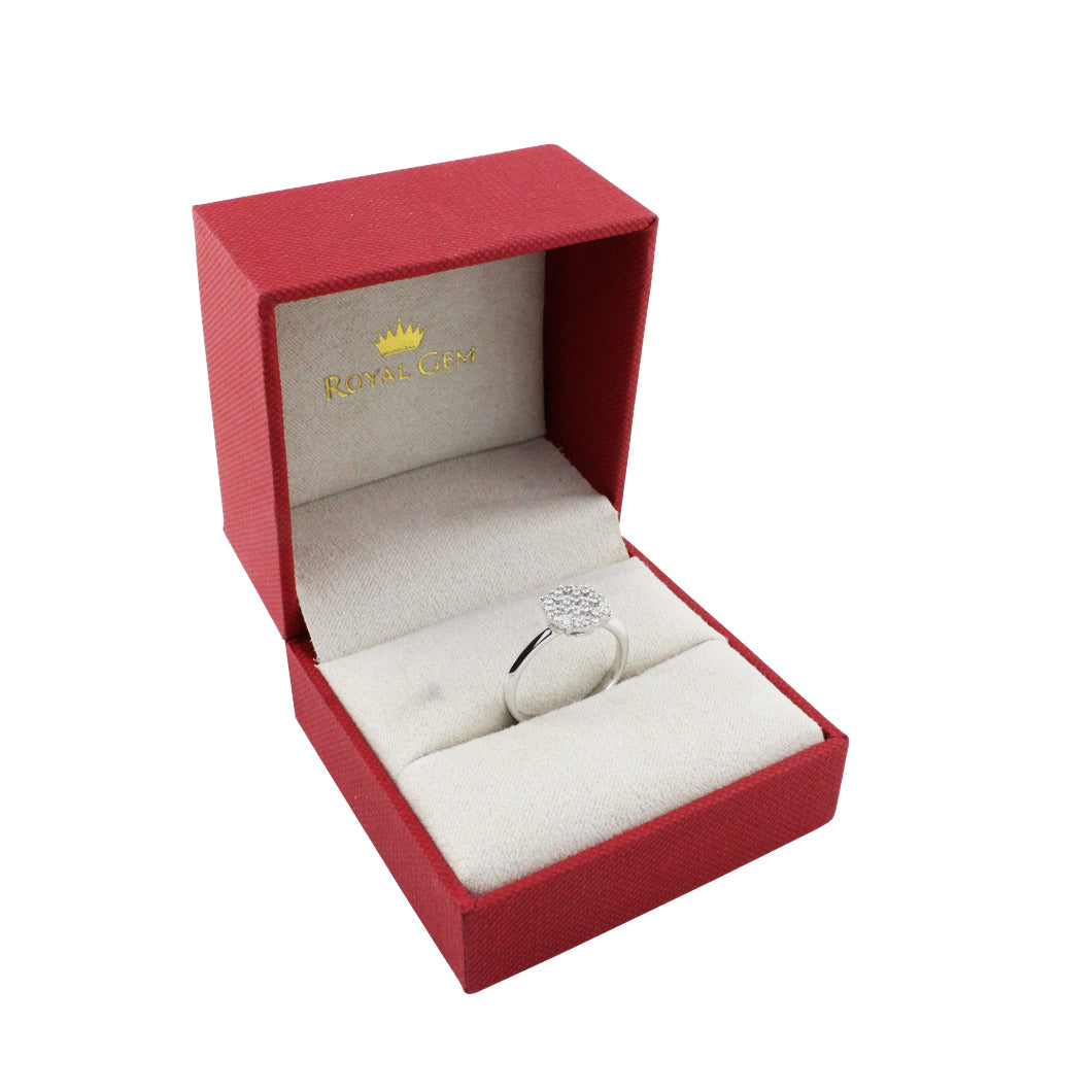 Royal Halo Diamond Engagement Ring