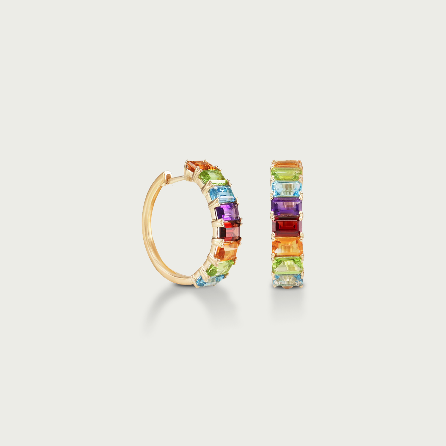 What Dreams are Made of Rainbow Hoop Earrings