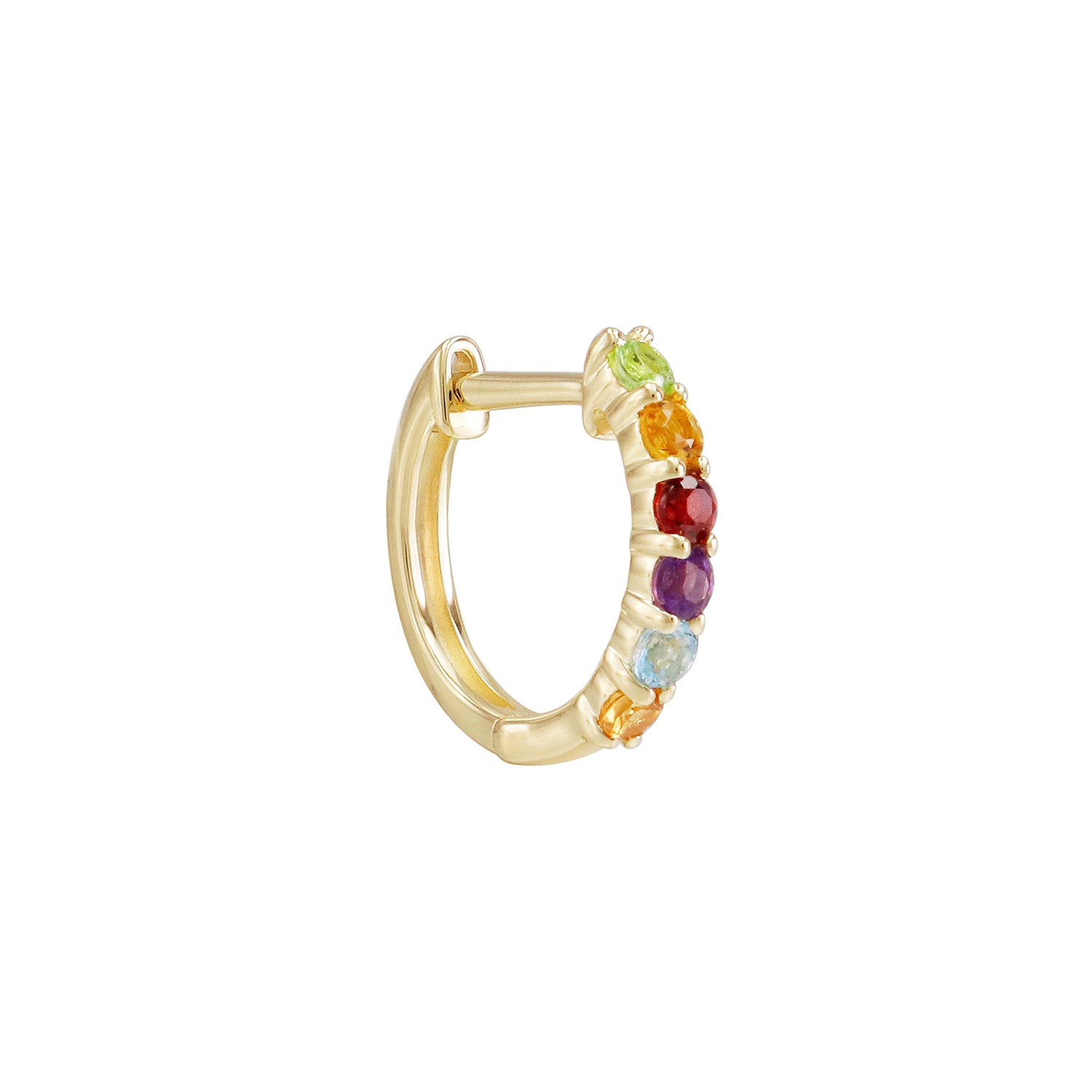 Dash & Dazzle Rainbow Hoop Earrings
