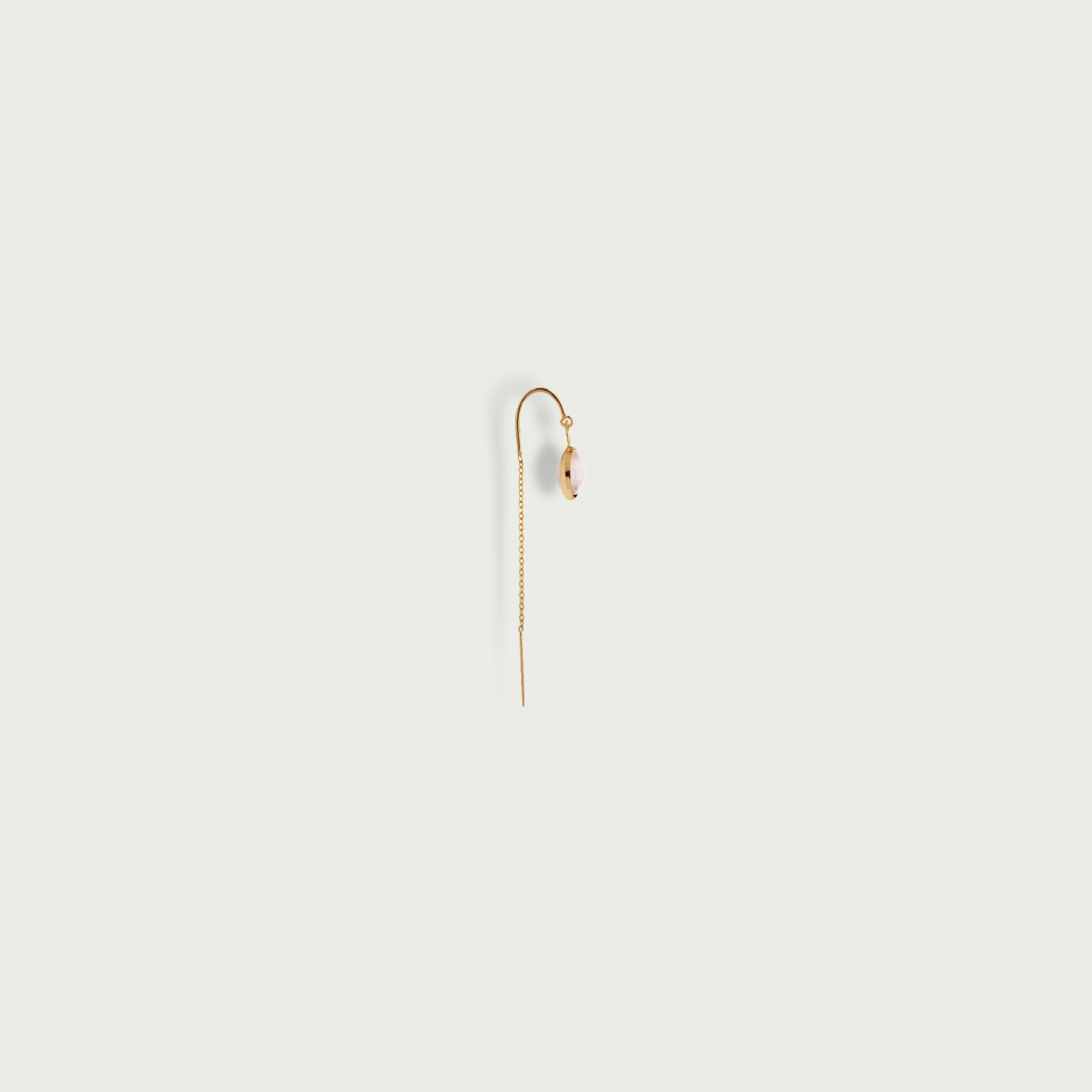 World On String Gemstone Dangling Earrings