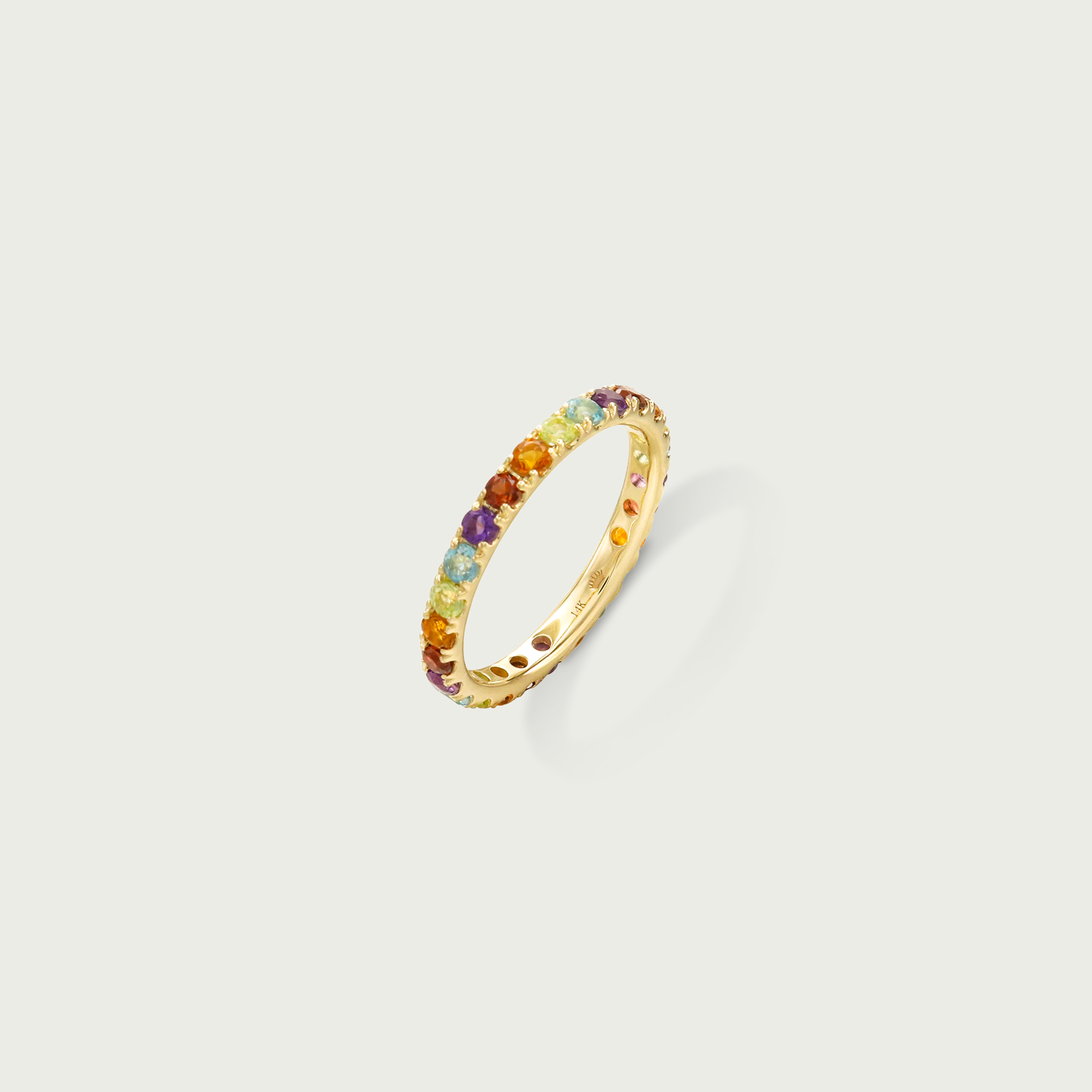 For All Time Gemstones Eternity Ring