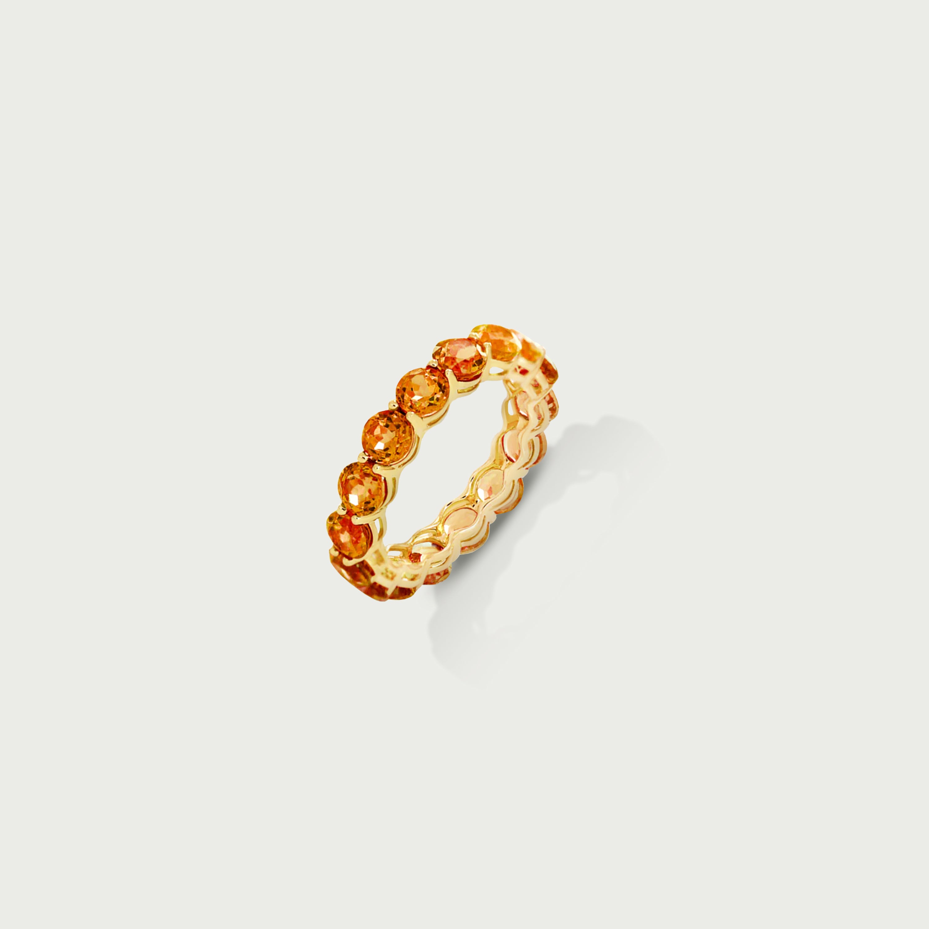Eternal Bliss Citrine Eternity Ring
