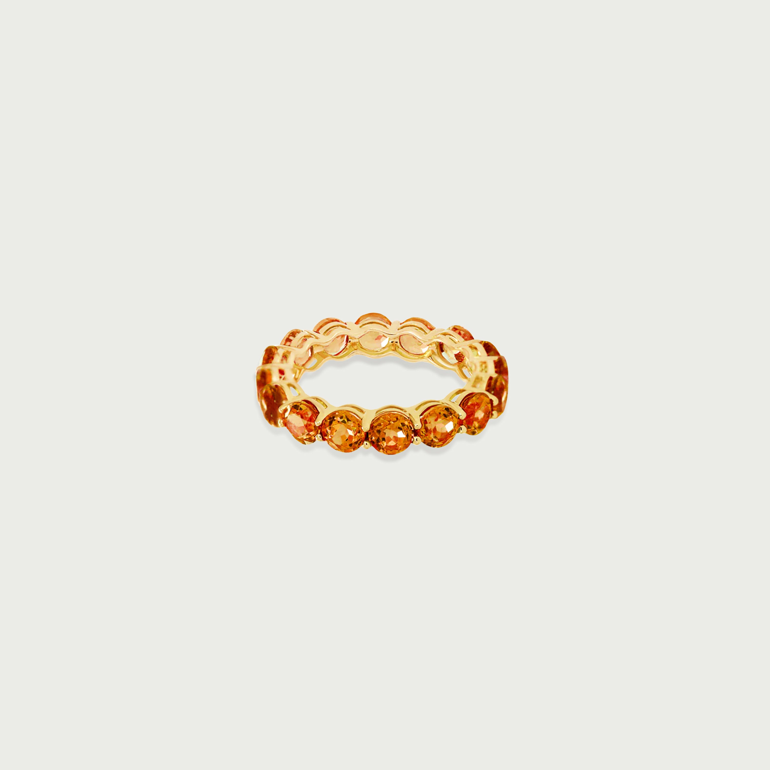 Eternal Bliss Citrine Eternity Ring
