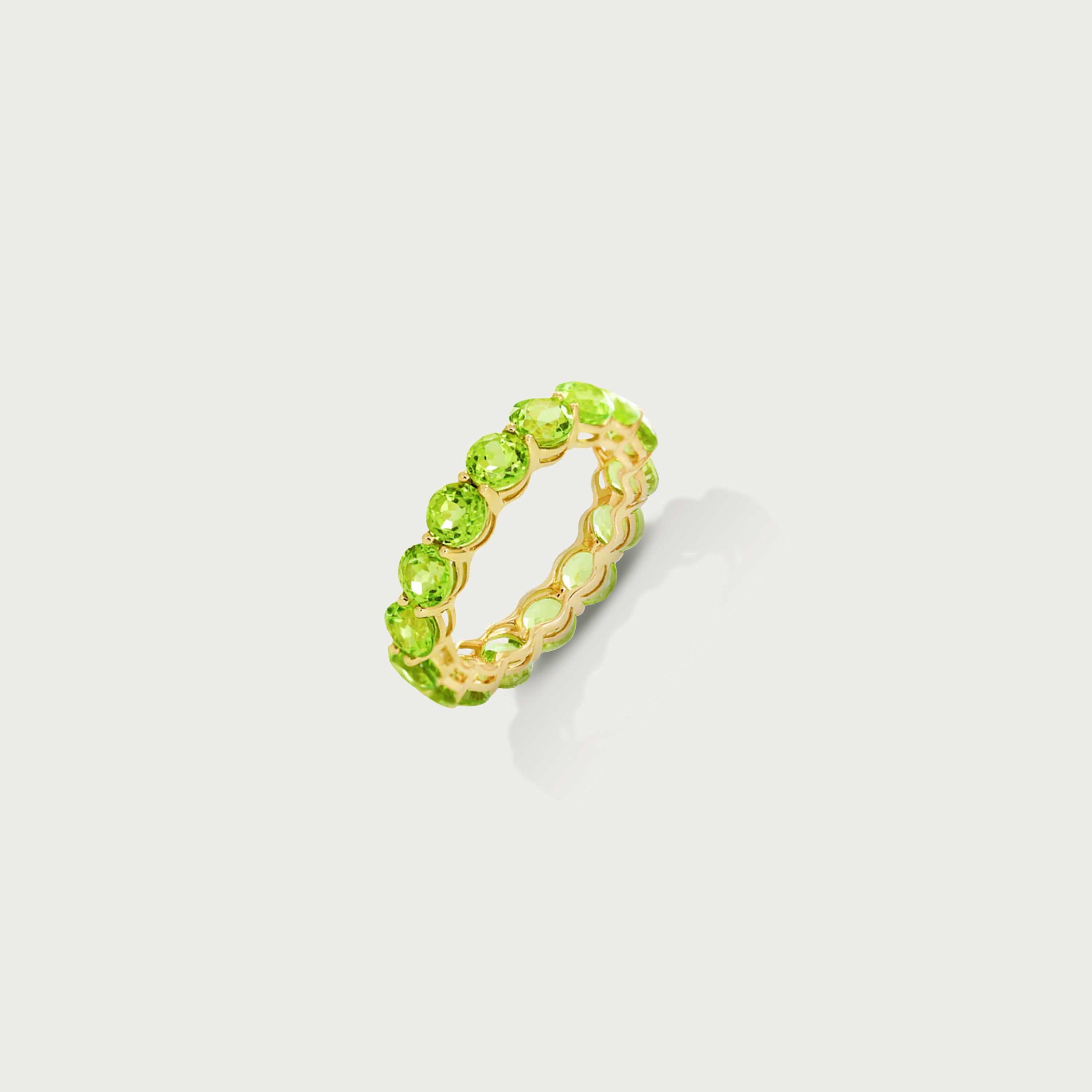 Eternal Bliss Peridot Eternity Ring