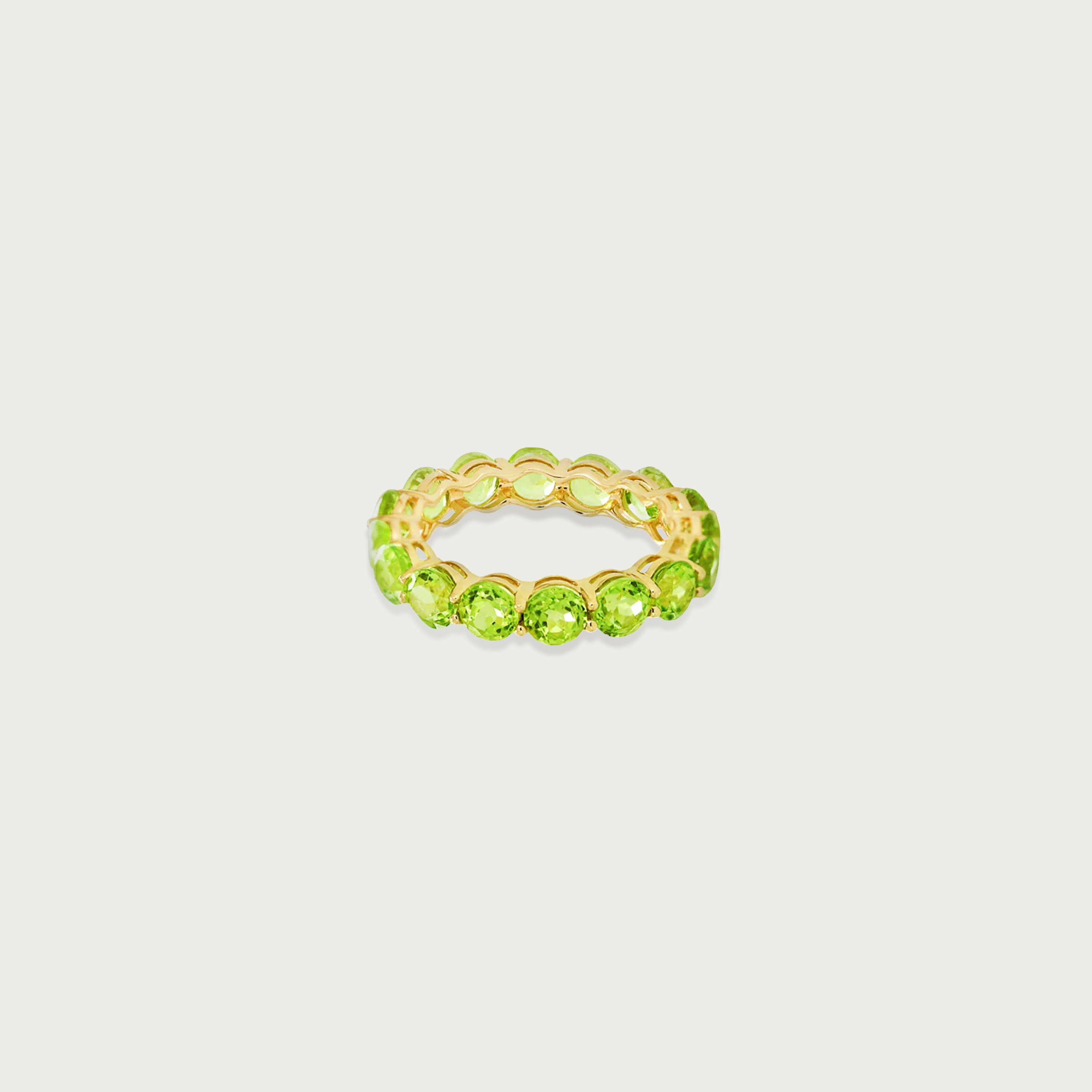 Eternal Bliss Peridot Eternity Ring
