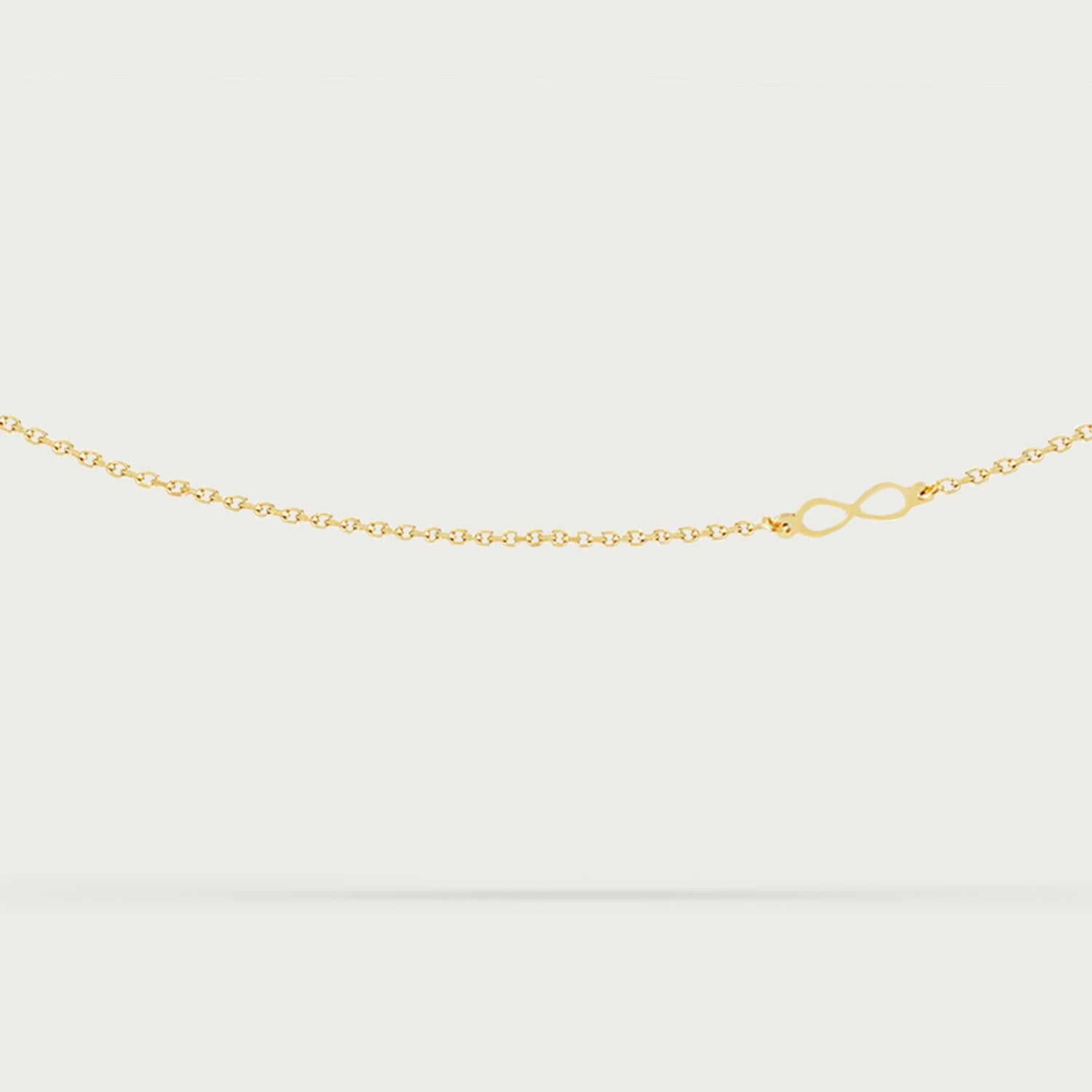 Anchor Shine Gold Necklace