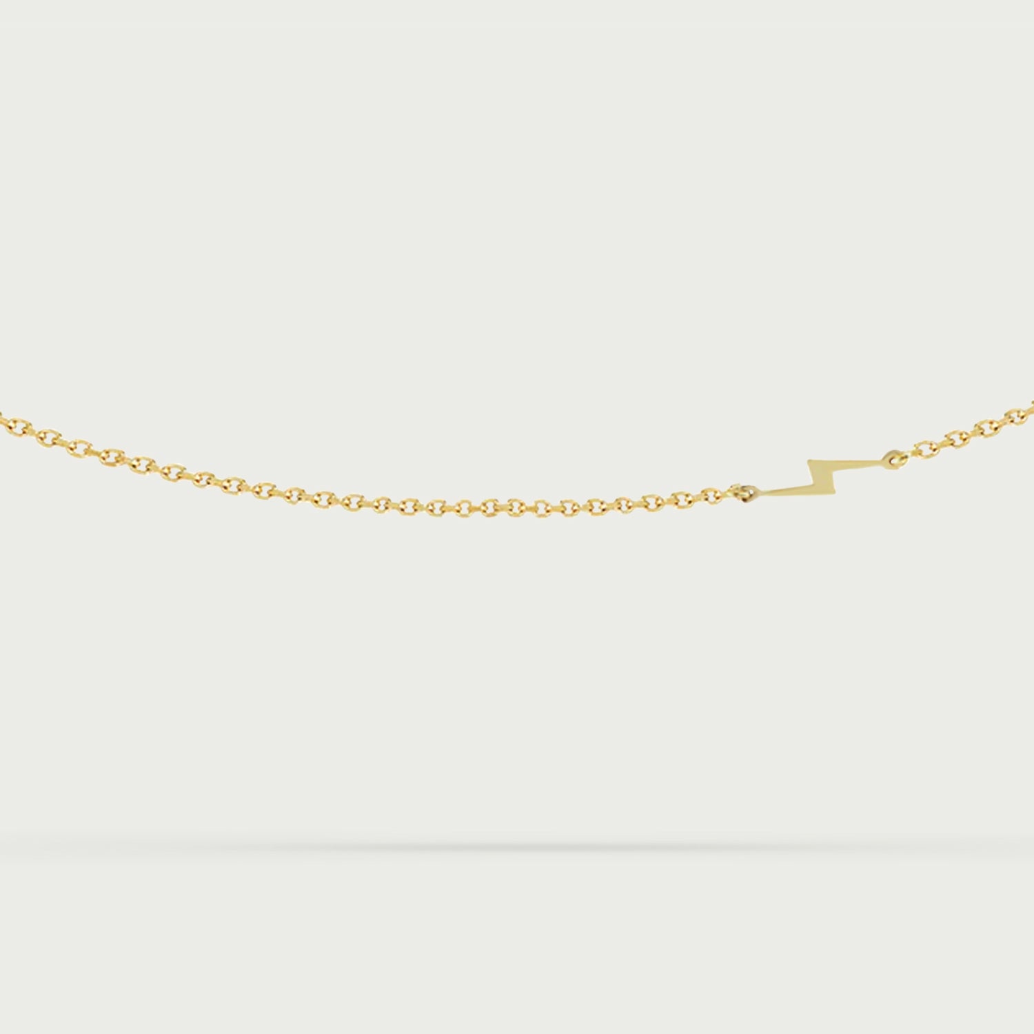 Anchor Shine Gold Necklace