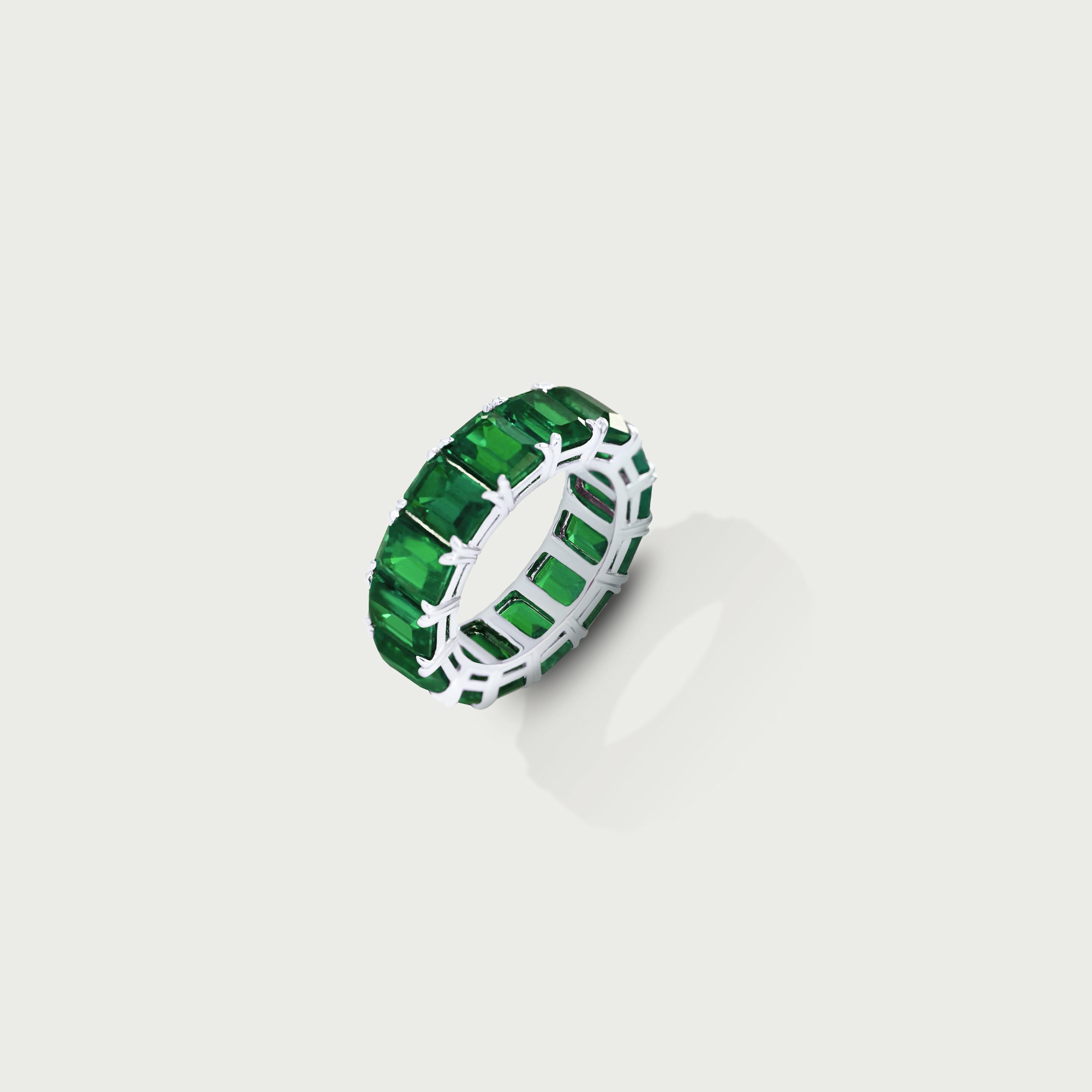 I'm Worth It Emerald Eternity Ring