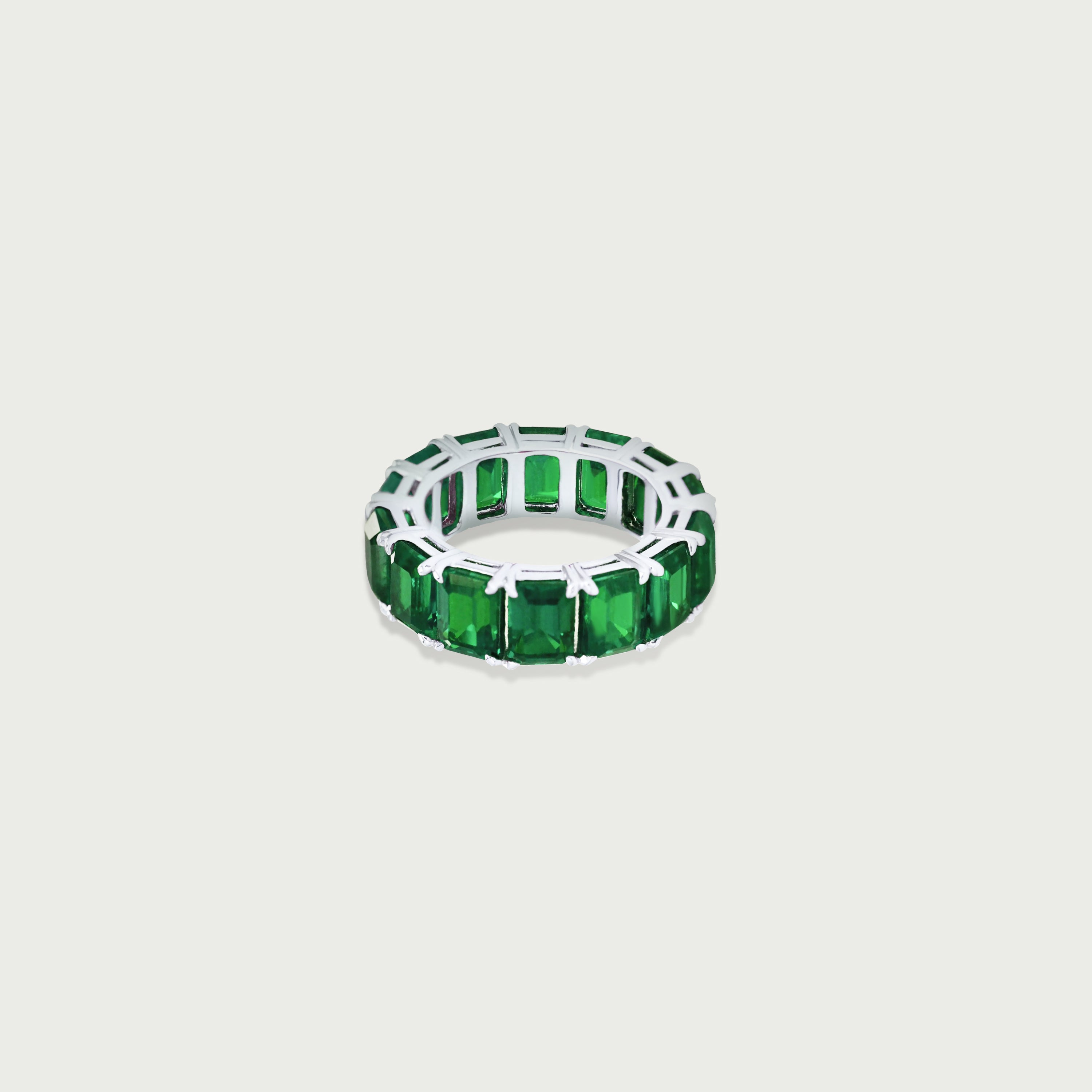 I'm Worth It Emerald Eternity Ring