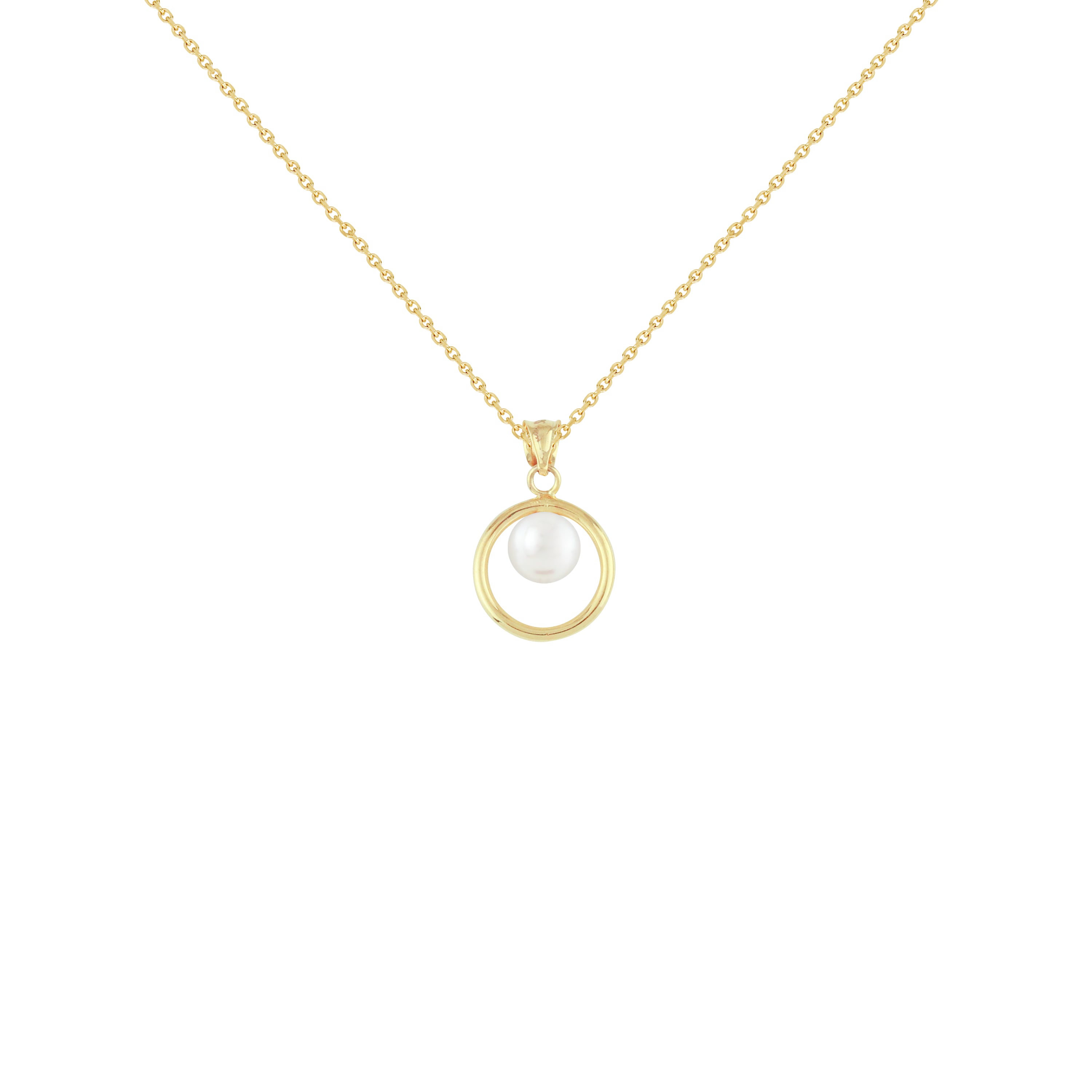 Halo Glow Pearl  Necklace