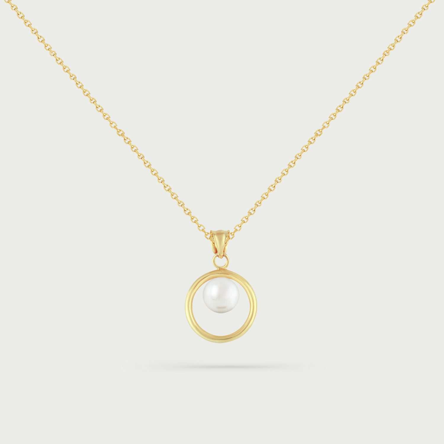 Halo Glow Pearl  Necklace