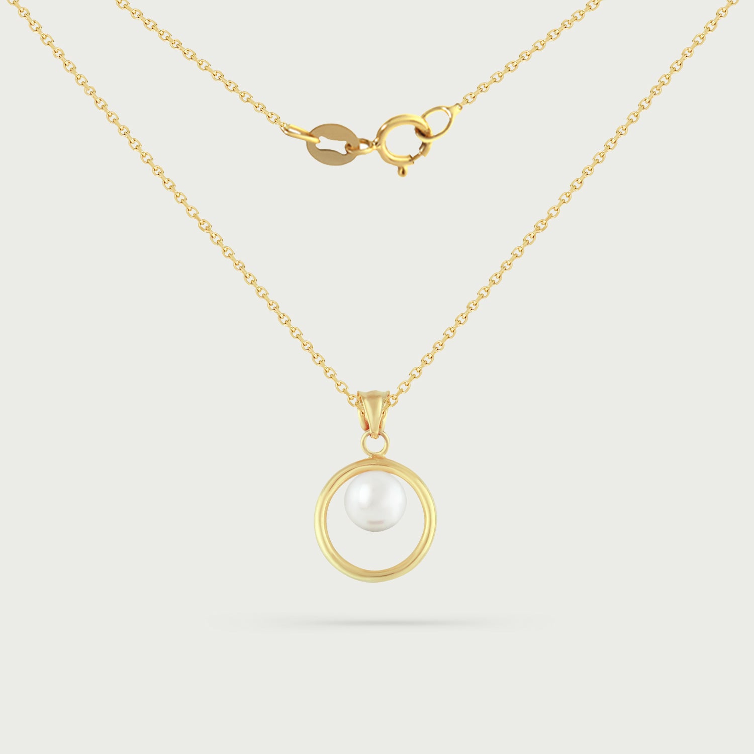 Halo Glow Pearl  Necklace