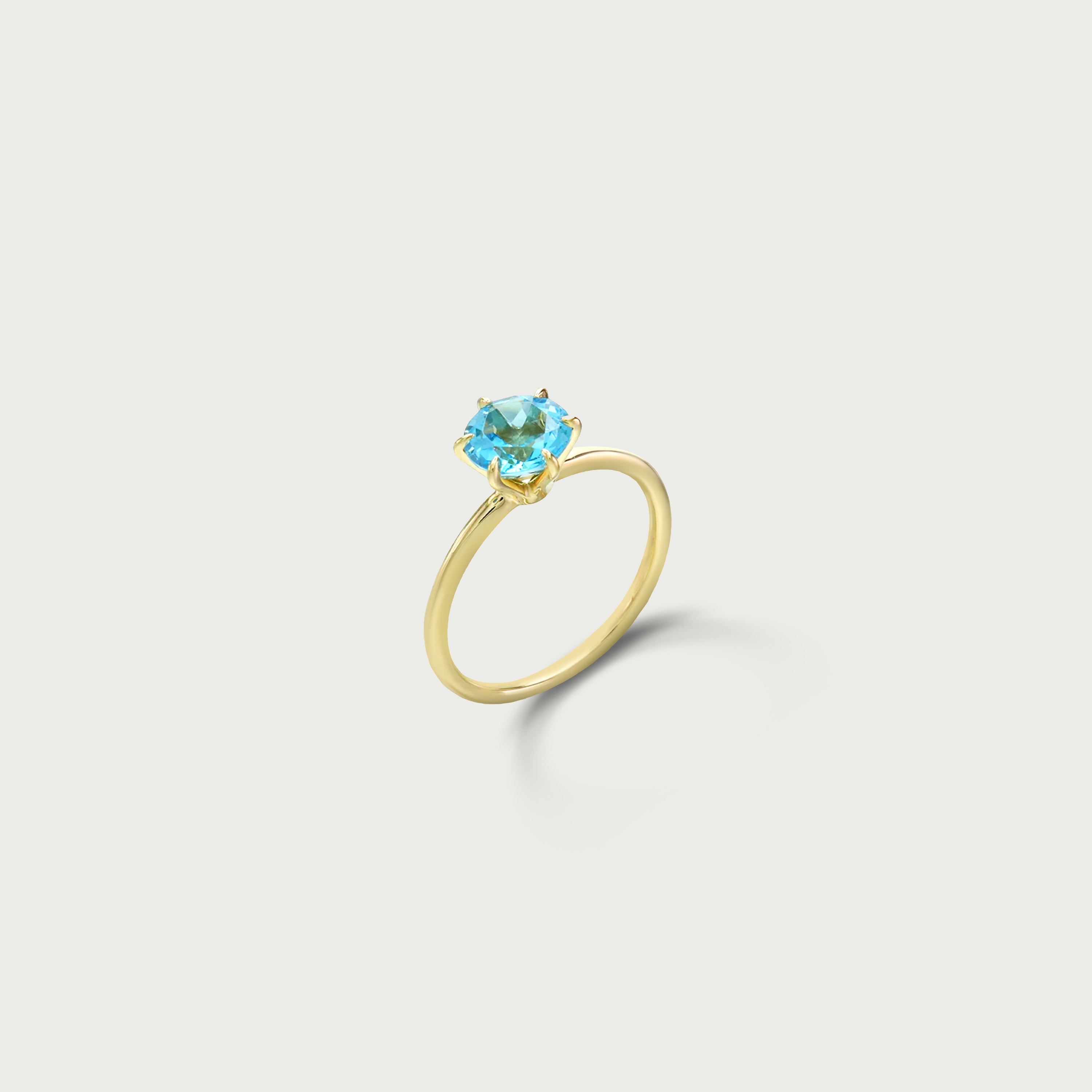 Good Life Blue Topaz Solitaire Ring