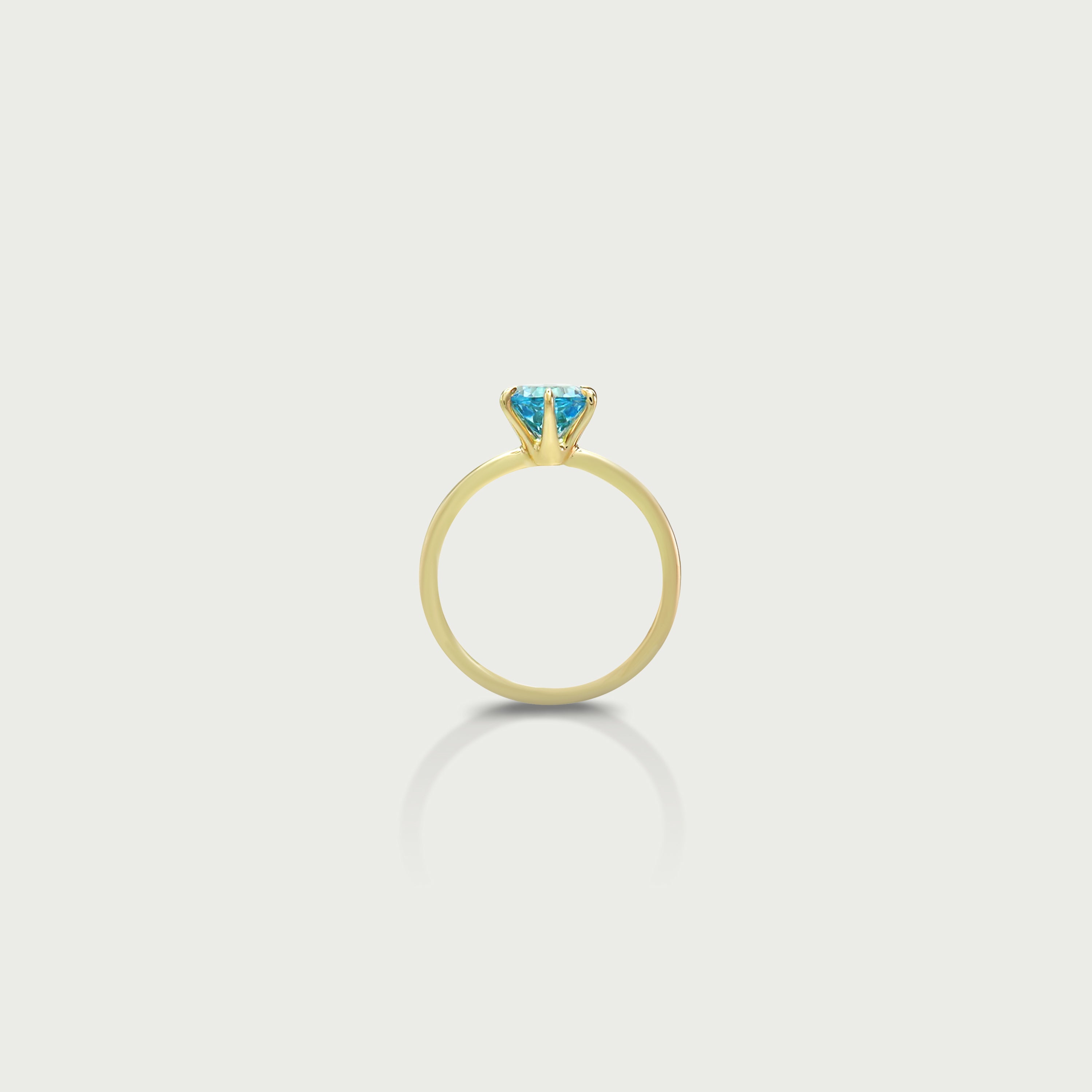 Good Life Blue Topaz Solitaire Ring