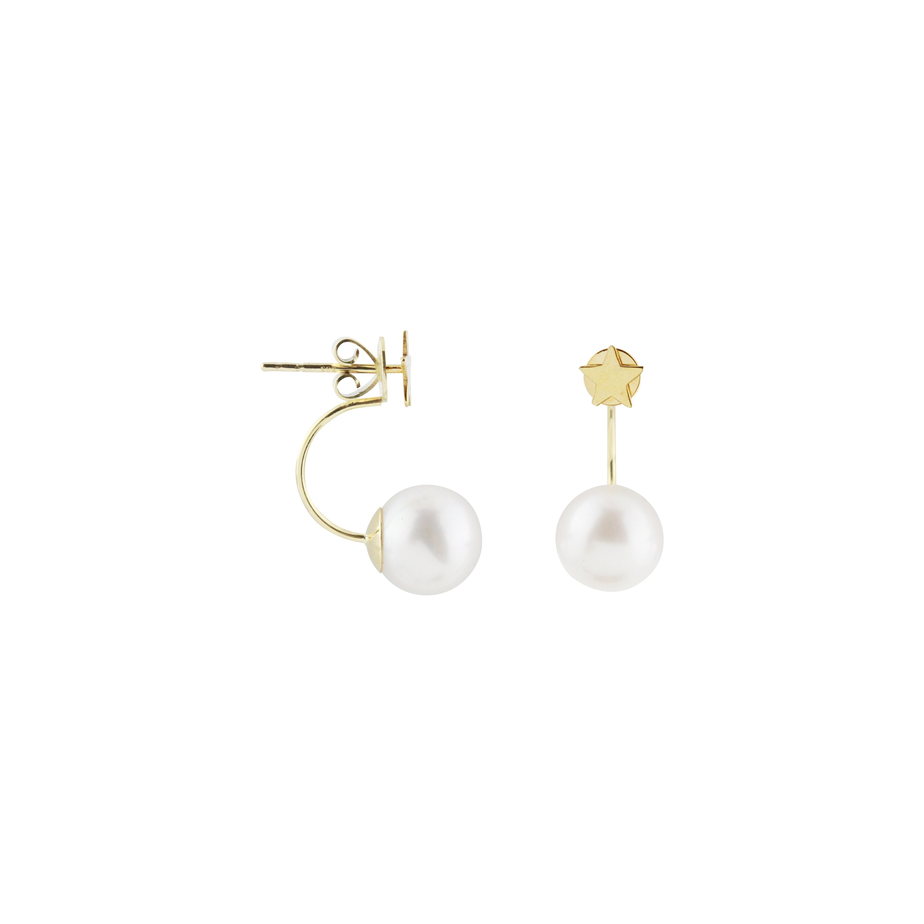 High Tide One Pearl Earrings
